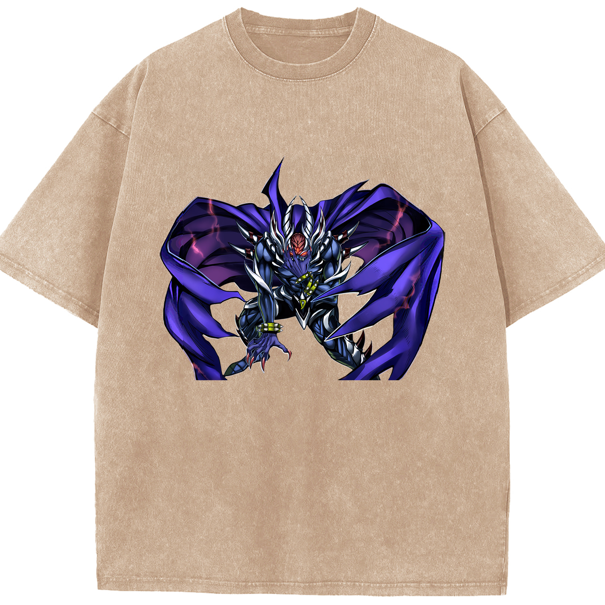 （画像用） 遊☆戯☆王 Yu-Gi-Oh! 綿100% ヴィンテージ風 半袖Tシャツ（フロントプリント）