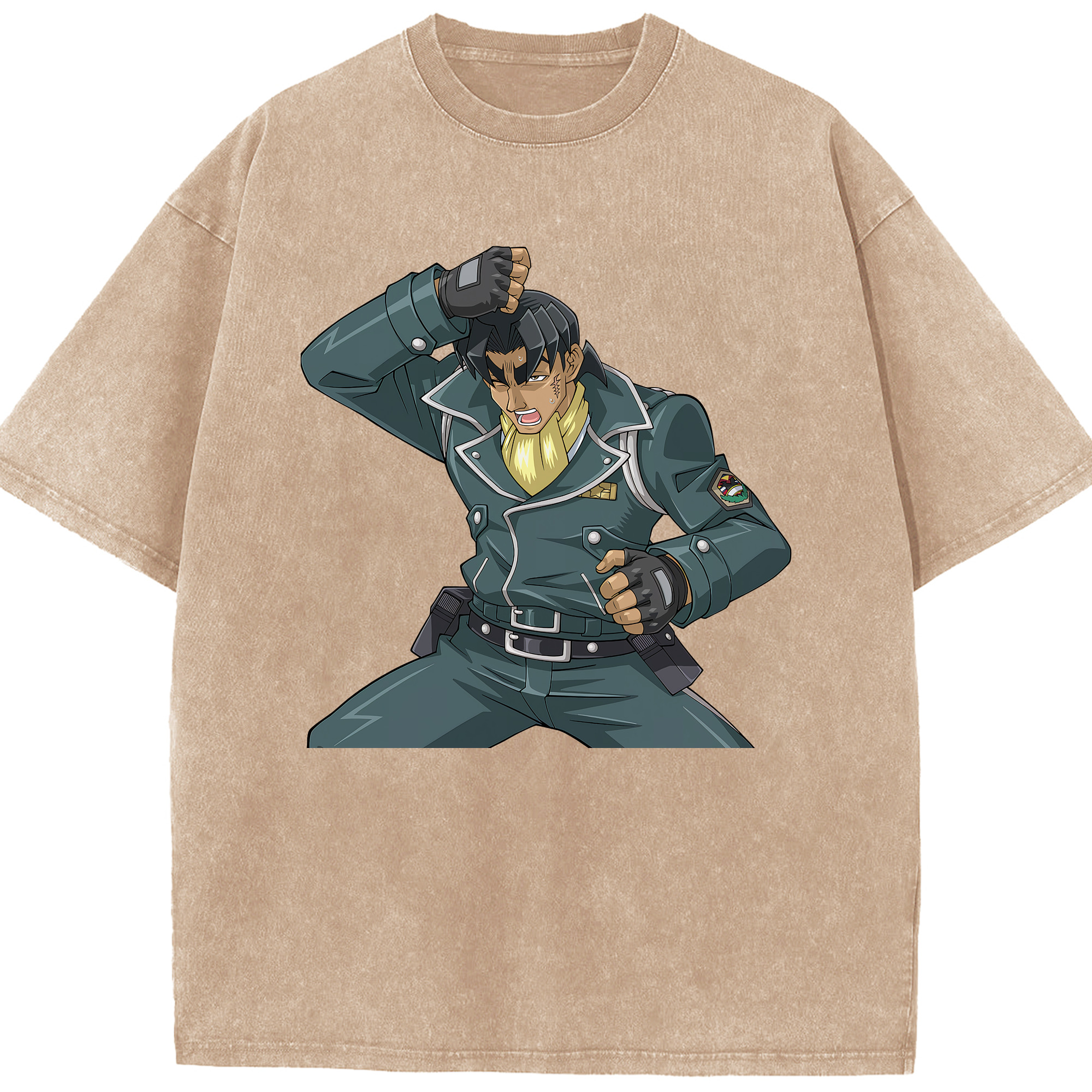 （画像用） 遊☆戯☆王 Yu-Gi-Oh! 綿100% ヴィンテージ風 半袖Tシャツ（フロントプリント）