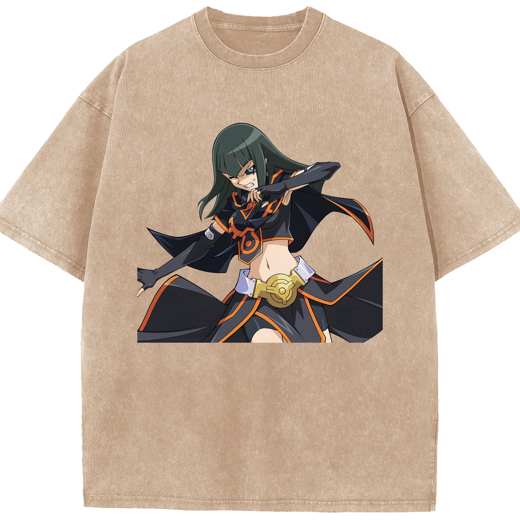 （画像用） 遊☆戯☆王 Yu-Gi-Oh! 綿100% ヴィンテージ風 半袖Tシャツ（フロントプリント）