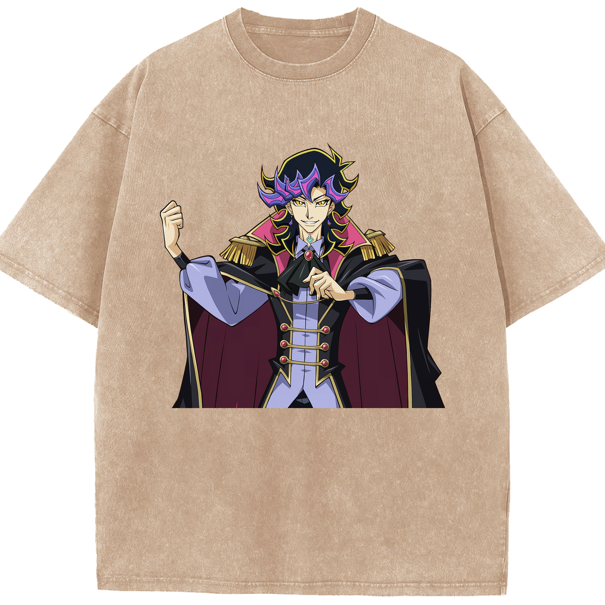 （画像用） 遊☆戯☆王 Yu-Gi-Oh! 綿100% ヴィンテージ風 半袖Tシャツ（フロントプリント）