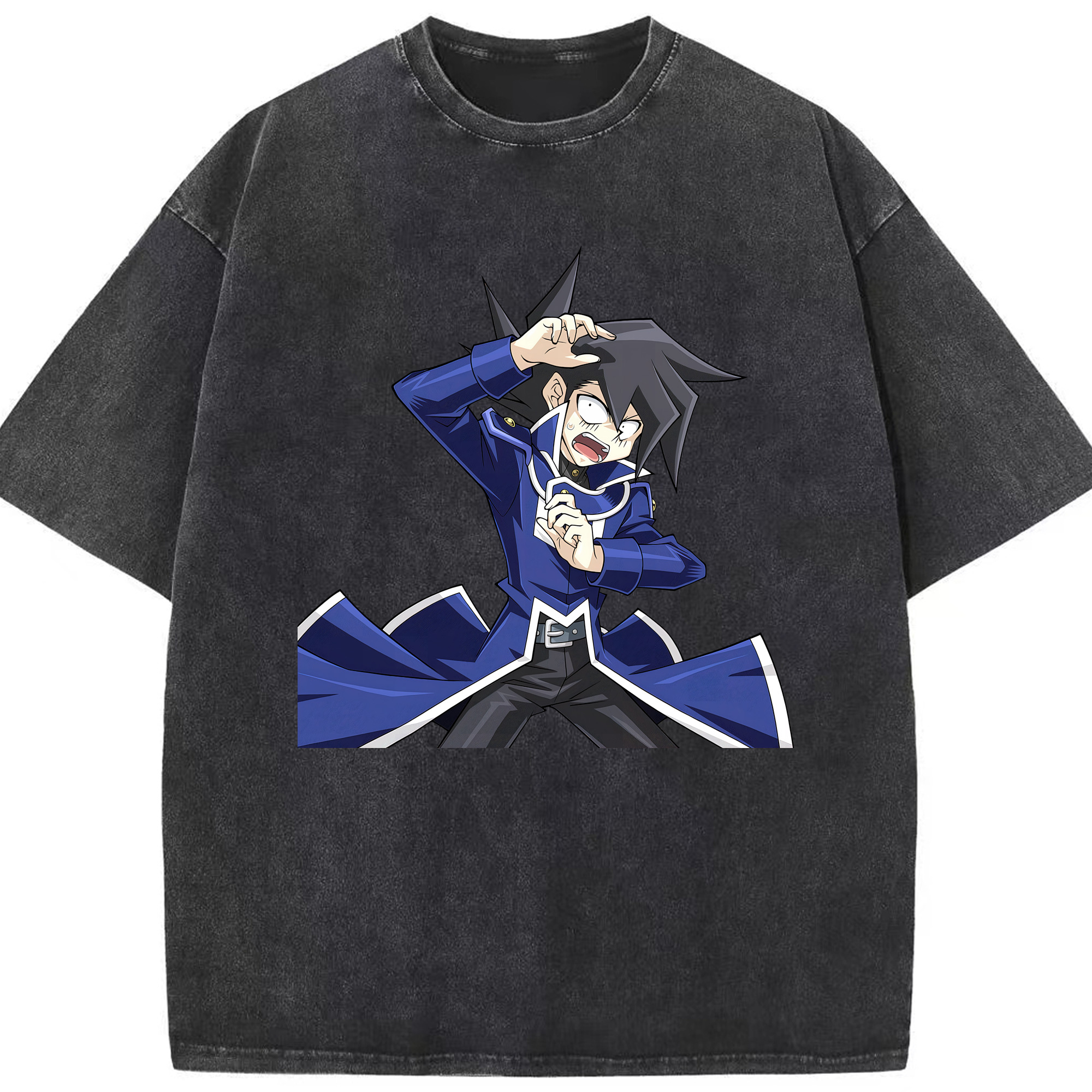 （画像用） 遊☆戯☆王 Yu-Gi-Oh! 綿100% ヴィンテージ風 半袖Tシャツ（フロントプリント）