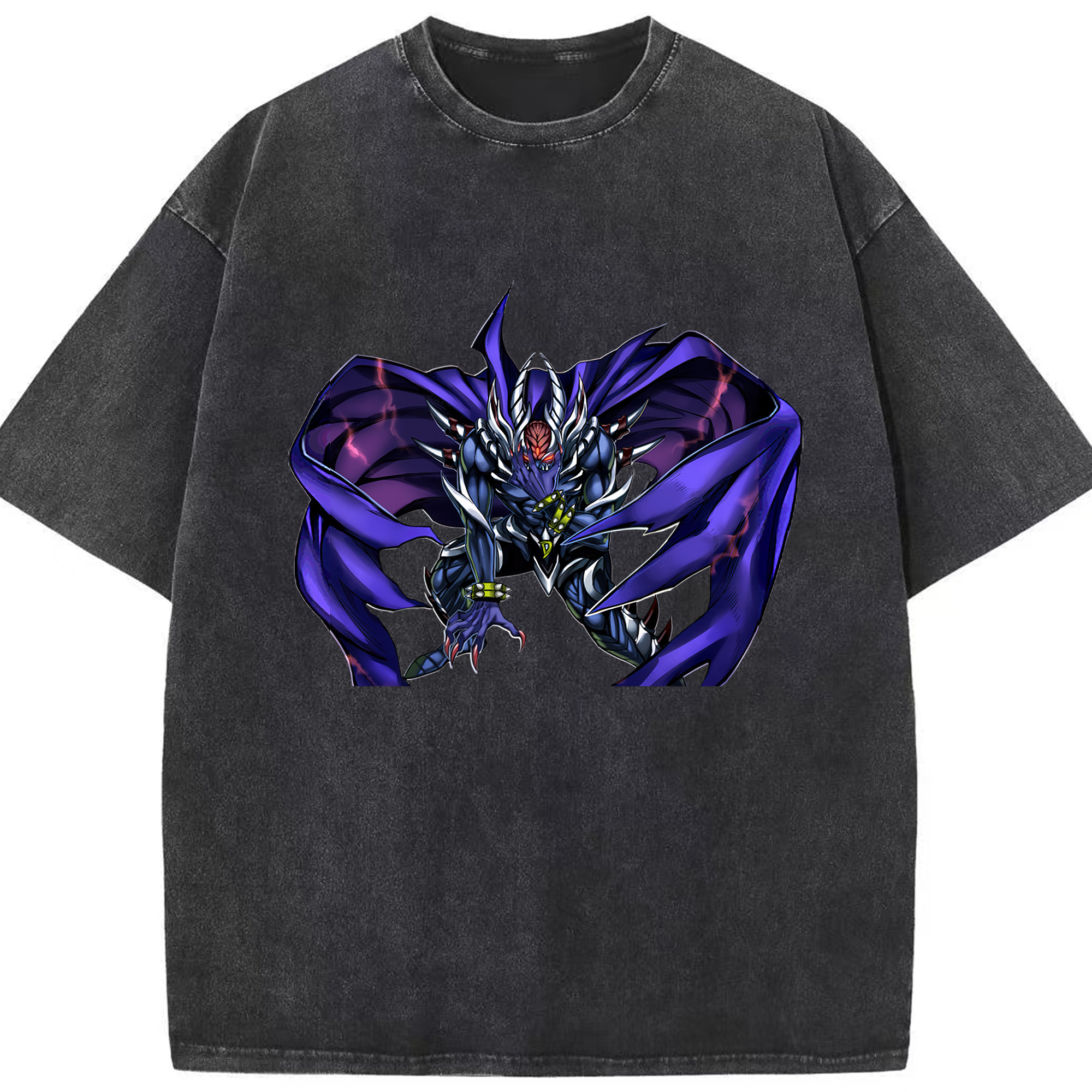 （画像用） 遊☆戯☆王 Yu-Gi-Oh! 綿100% ヴィンテージ風 半袖Tシャツ（フロントプリント）