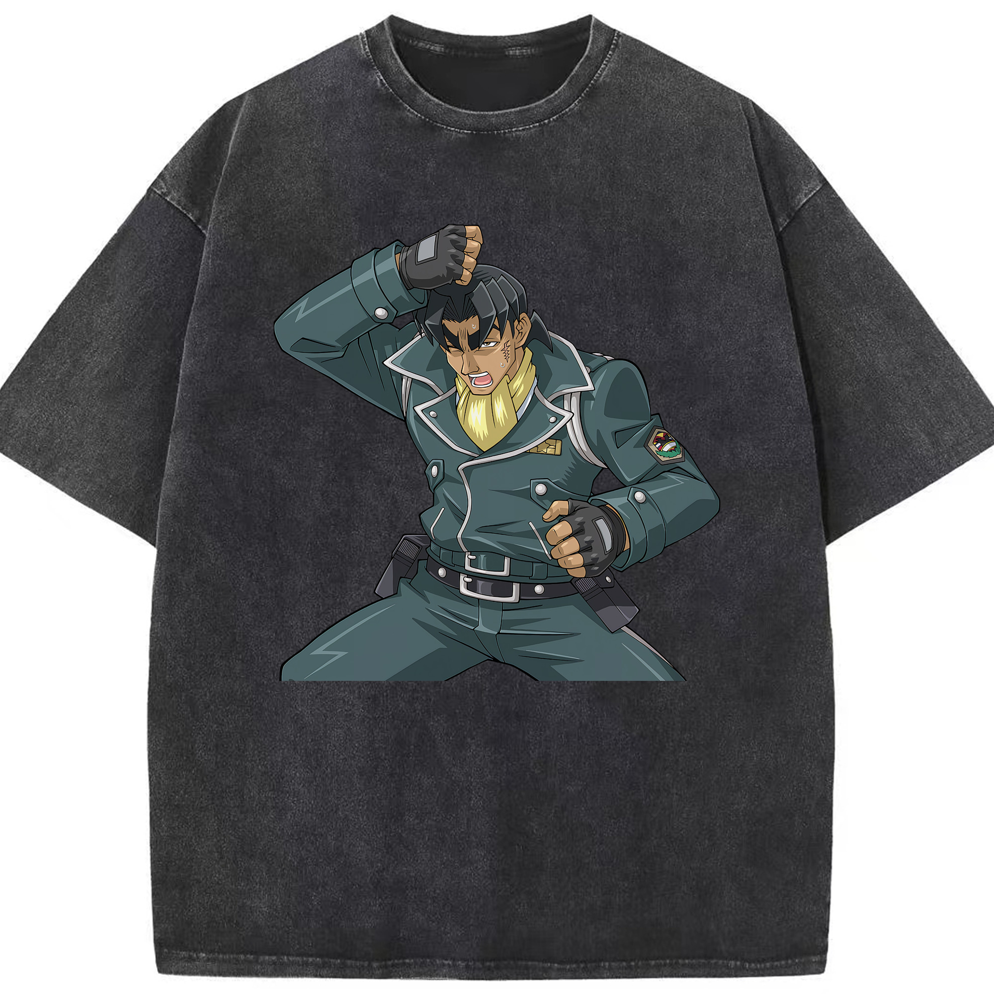 （画像用） 遊☆戯☆王 Yu-Gi-Oh! 綿100% ヴィンテージ風 半袖Tシャツ（フロントプリント）