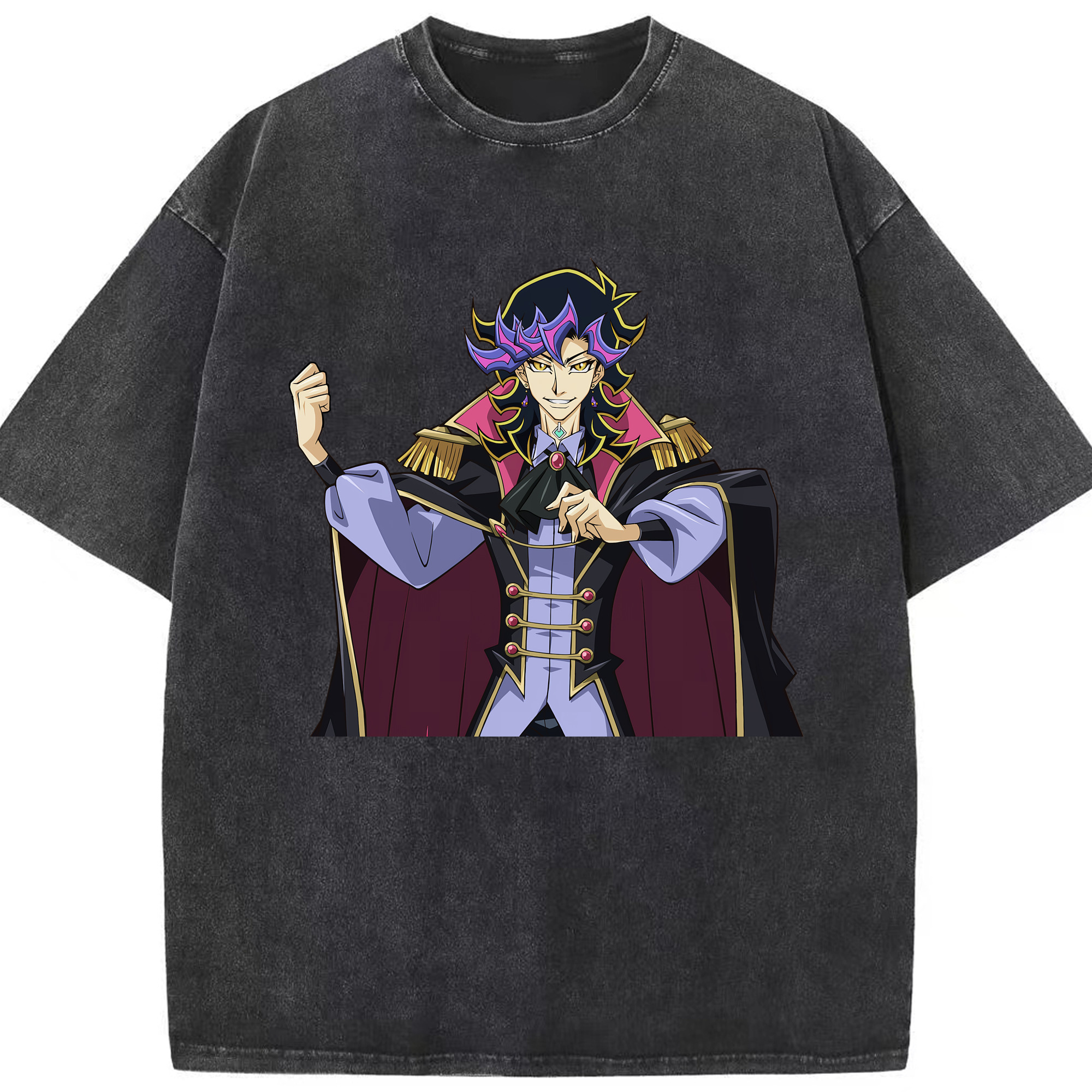 （画像用） 遊☆戯☆王 Yu-Gi-Oh! 綿100% ヴィンテージ風 半袖Tシャツ（フロントプリント）