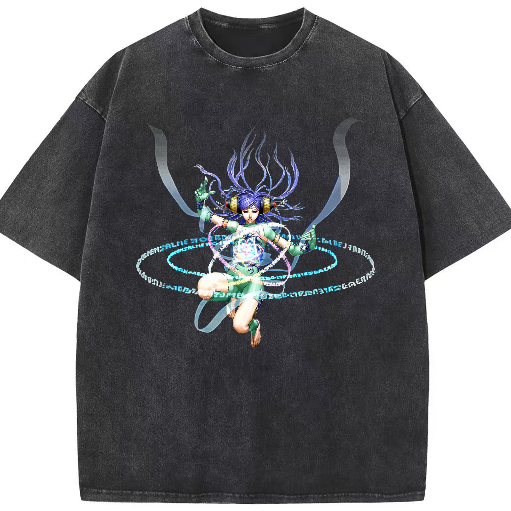 （画像用） 遊☆戯☆王 Yu-Gi-Oh! 綿100% ヴィンテージ風 半袖Tシャツ（フロントプリント）