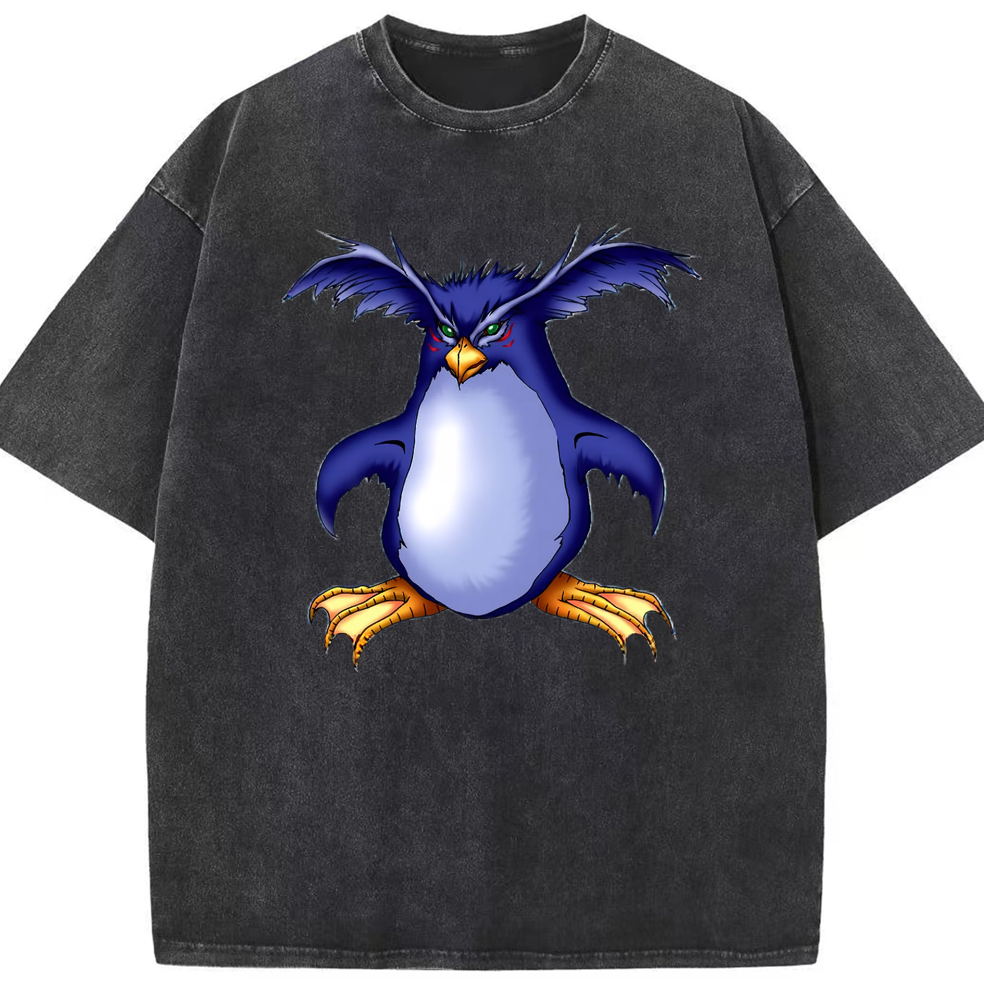 （画像用） 遊☆戯☆王 Yu-Gi-Oh! 綿100% ヴィンテージ風 半袖Tシャツ（フロントプリント）