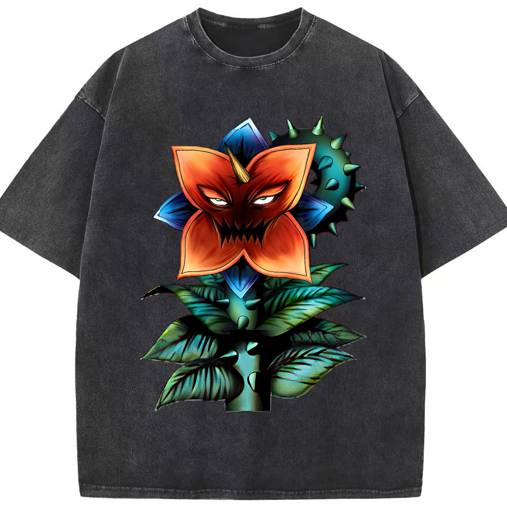 （画像用） 遊☆戯☆王 Yu-Gi-Oh! 綿100% ヴィンテージ風 半袖Tシャツ（フロントプリント）