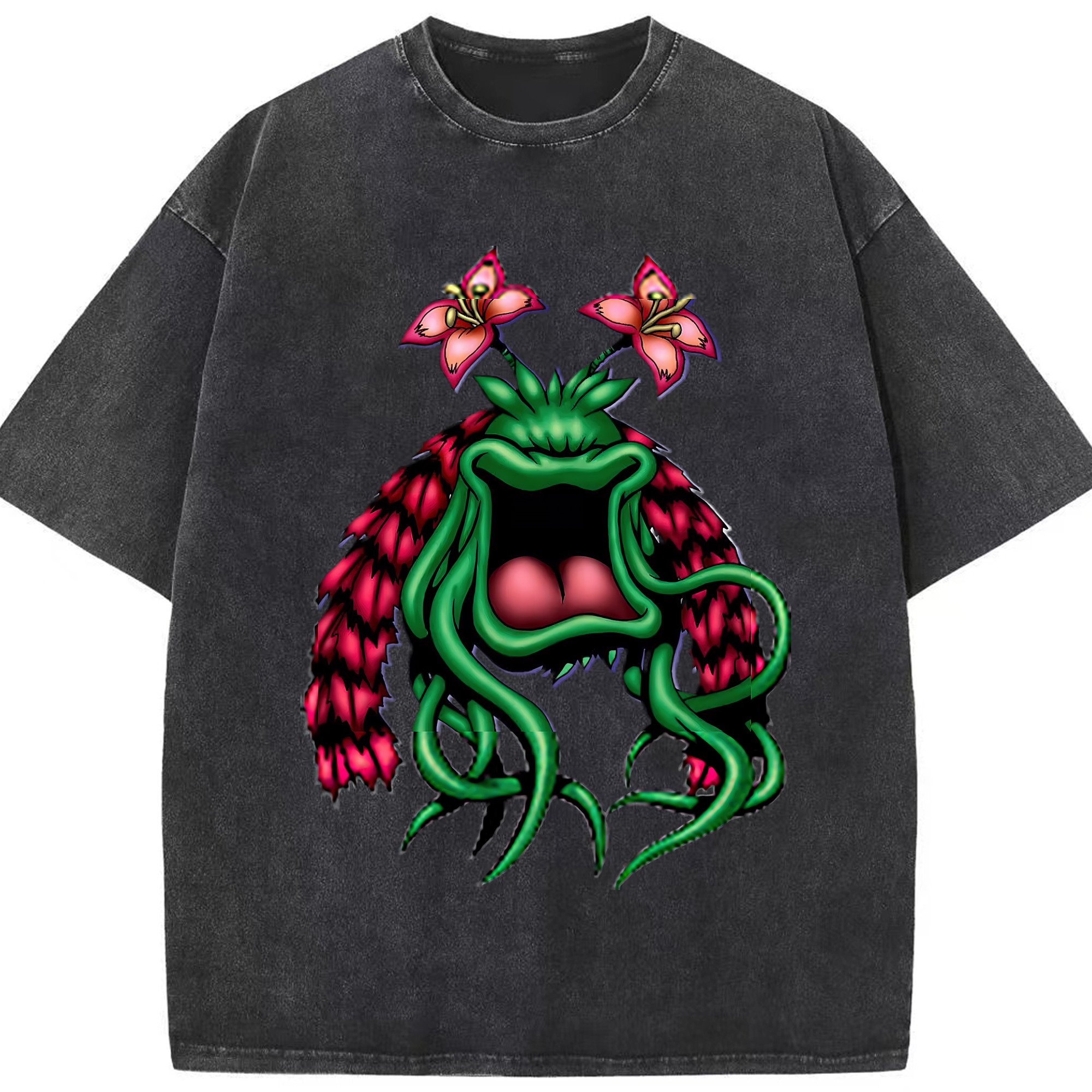 （画像用） 遊☆戯☆王 Yu-Gi-Oh! 綿100% ヴィンテージ風 半袖Tシャツ（フロントプリント）