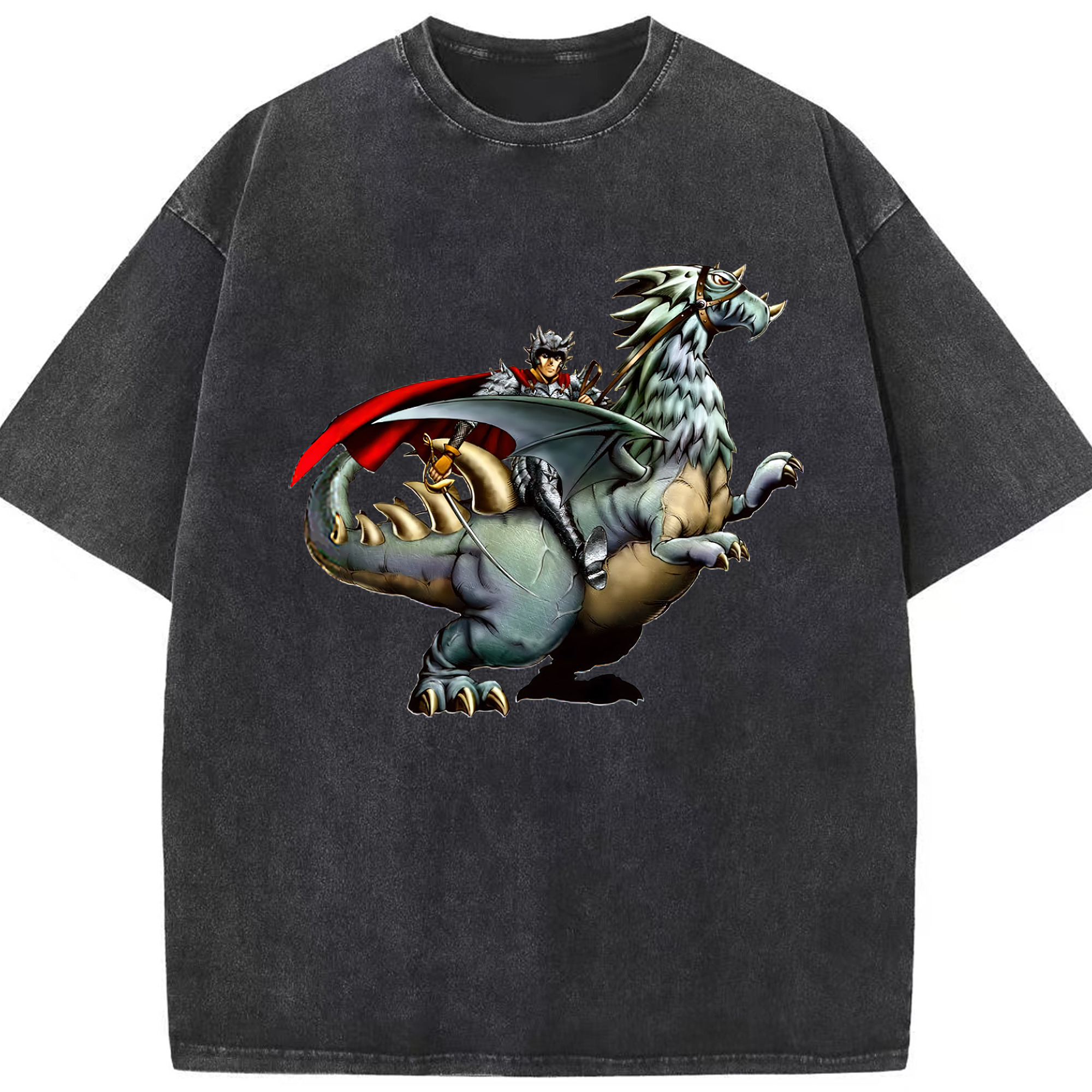 （画像用） 遊☆戯☆王 Yu-Gi-Oh! 綿100% ヴィンテージ風 半袖Tシャツ（フロントプリント）