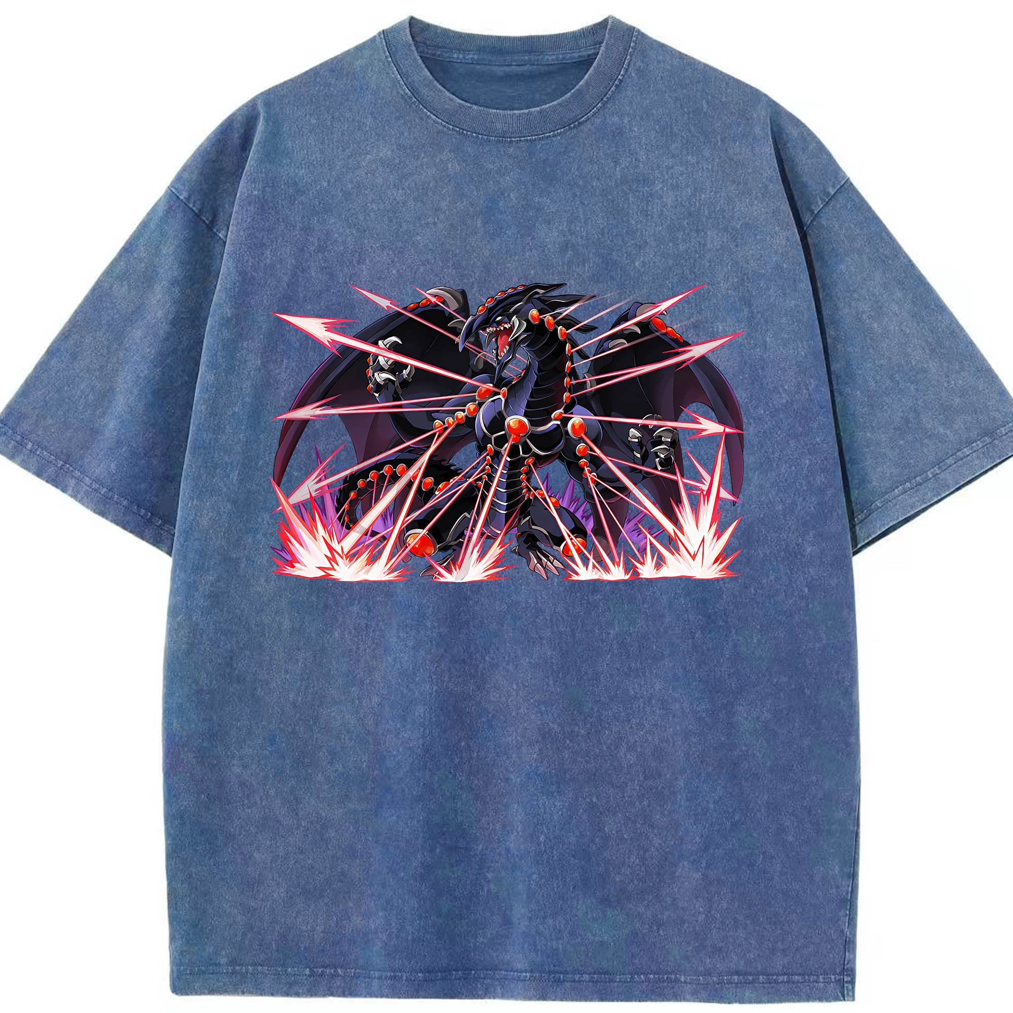 （画像用） 遊☆戯☆王 Yu-Gi-Oh! 綿100% ヴィンテージ風 半袖Tシャツ（フロントプリント）