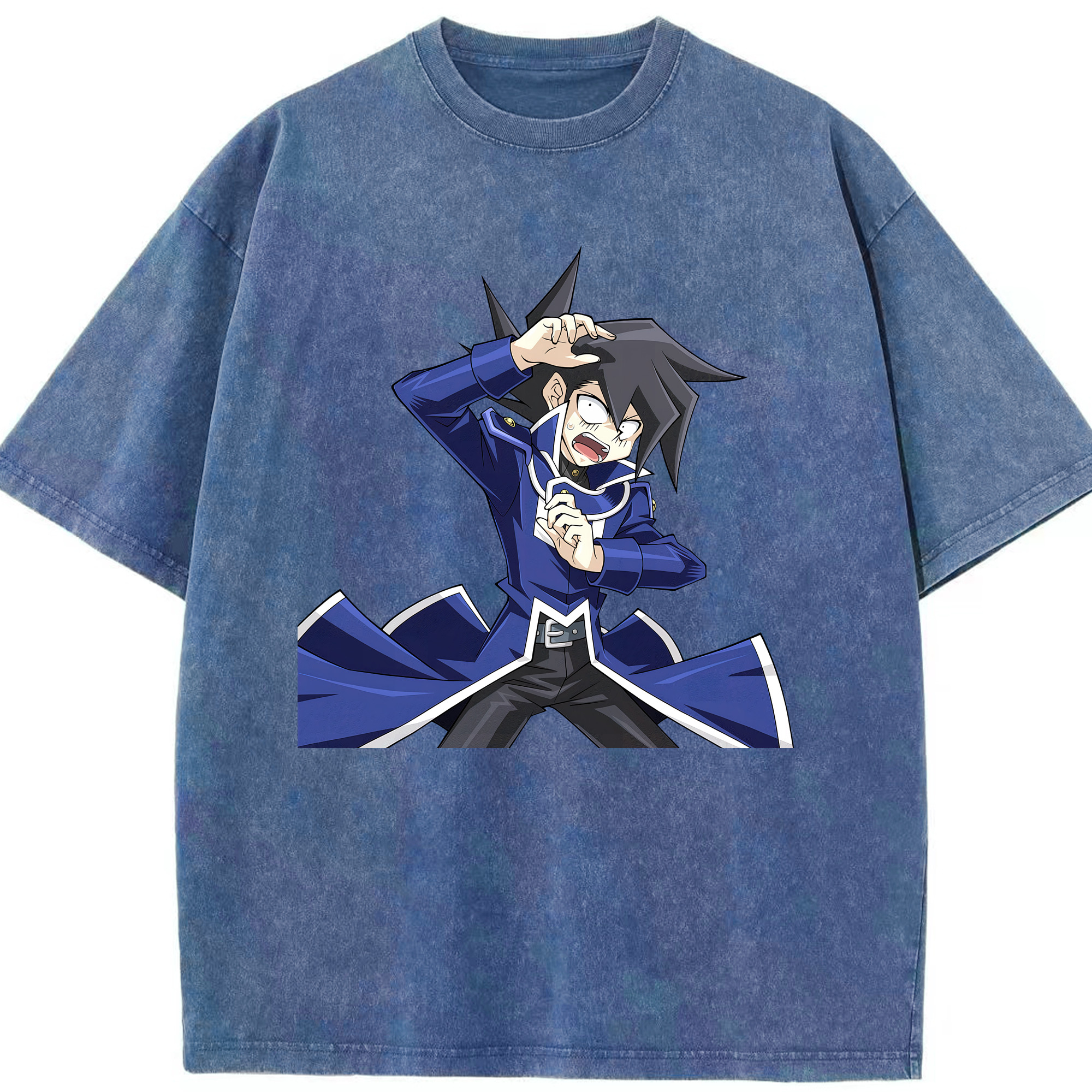 （画像用） 遊☆戯☆王 Yu-Gi-Oh! 綿100% ヴィンテージ風 半袖Tシャツ（フロントプリント）