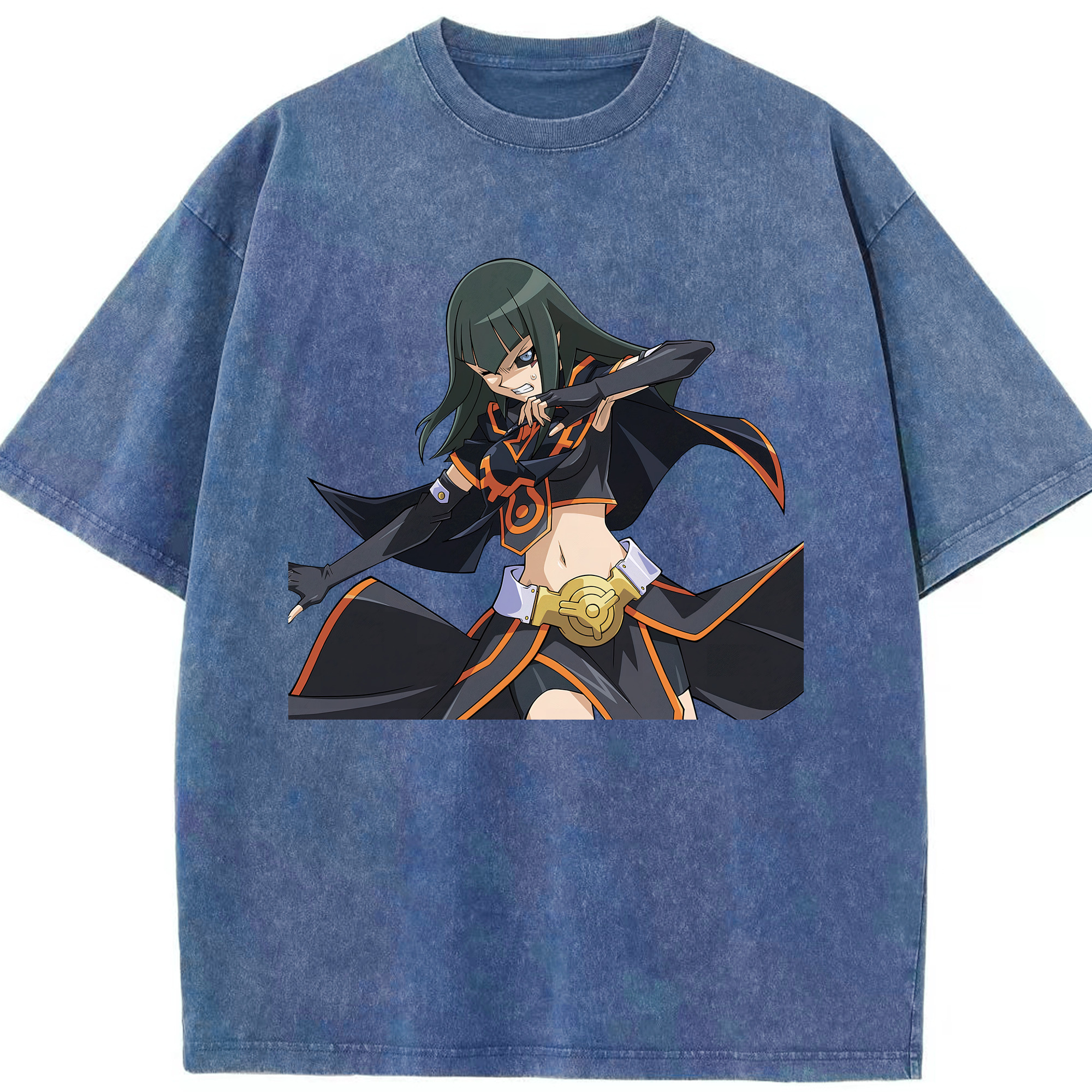 （画像用） 遊☆戯☆王 Yu-Gi-Oh! 綿100% ヴィンテージ風 半袖Tシャツ（フロントプリント）