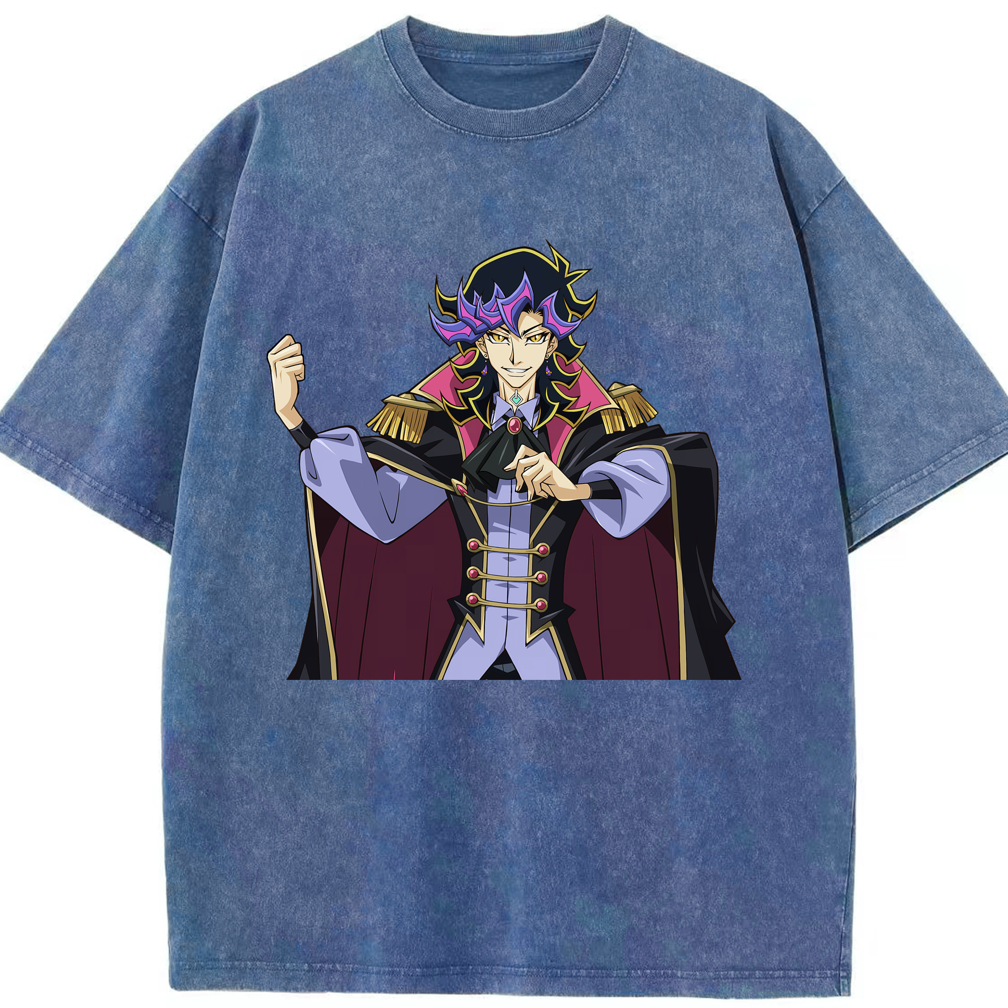 （画像用） 遊☆戯☆王 Yu-Gi-Oh! 綿100% ヴィンテージ風 半袖Tシャツ（フロントプリント）