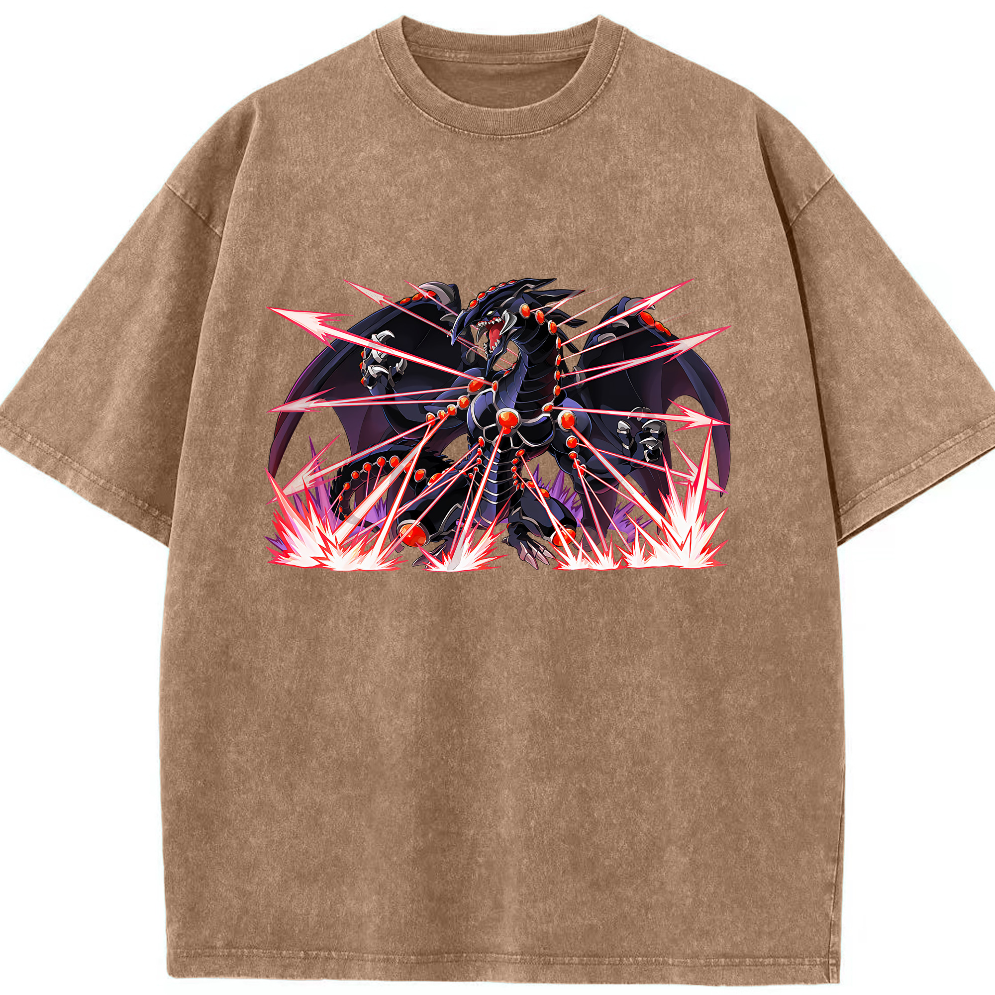 （画像用） 遊☆戯☆王 Yu-Gi-Oh! 綿100% ヴィンテージ風 半袖Tシャツ（フロントプリント）
