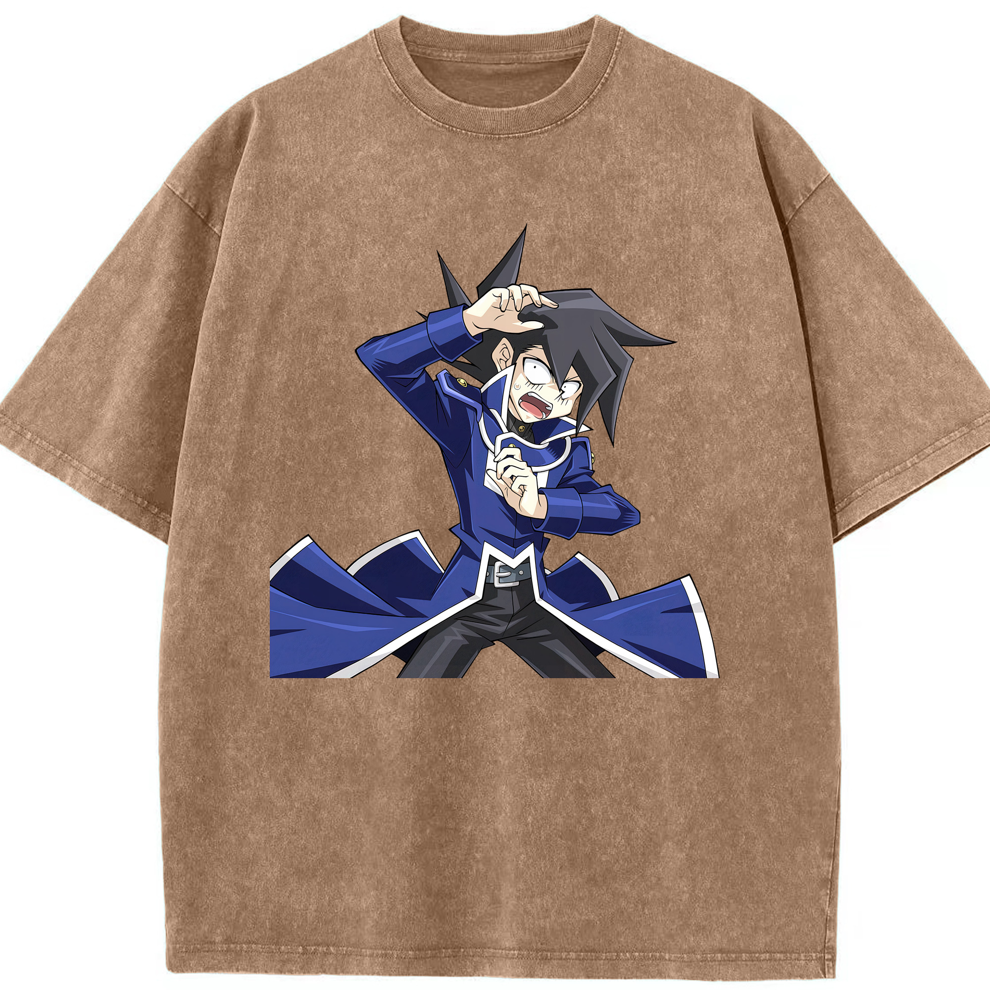 （画像用） 遊☆戯☆王 Yu-Gi-Oh! 綿100% ヴィンテージ風 半袖Tシャツ（フロントプリント）