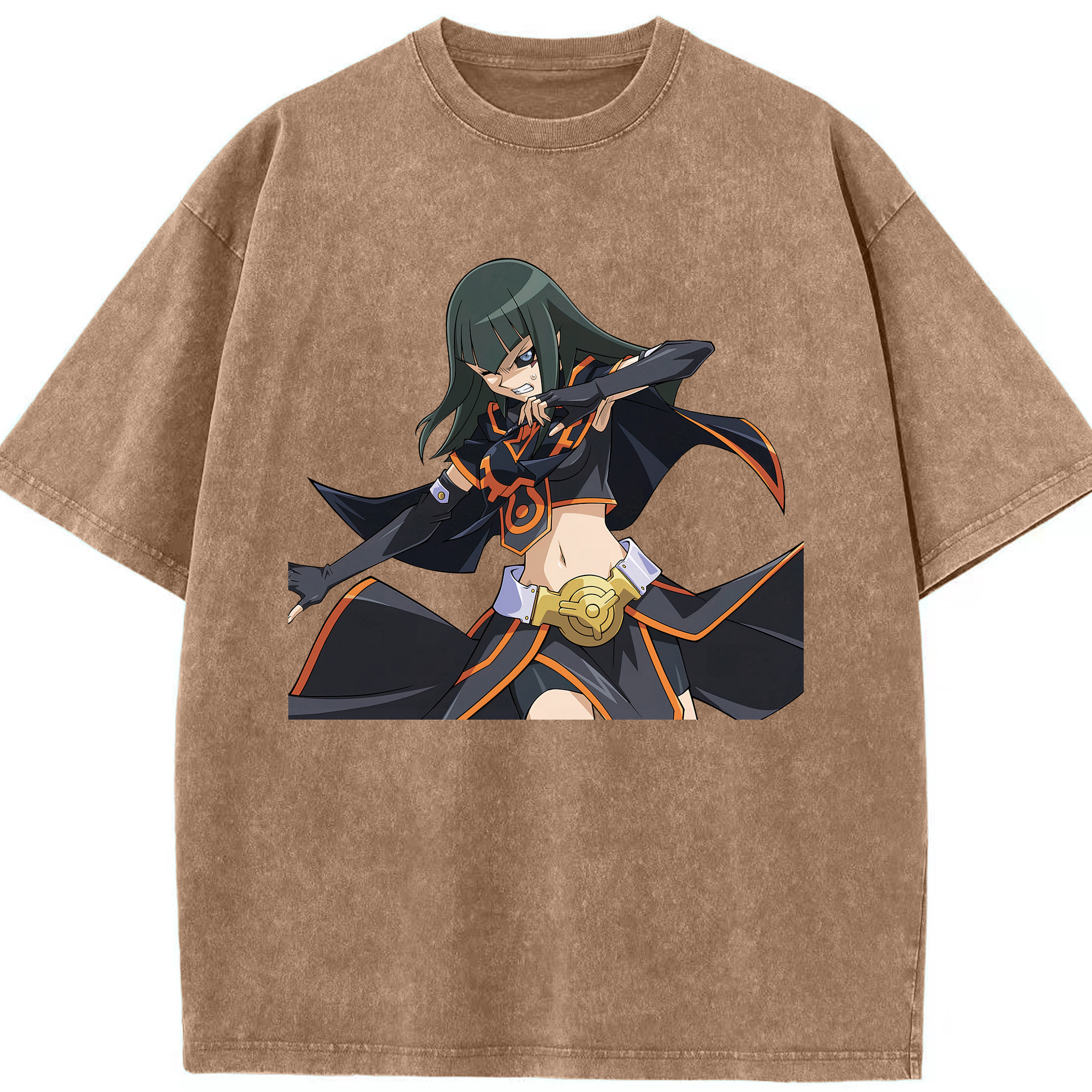 （画像用） 遊☆戯☆王 Yu-Gi-Oh! 綿100% ヴィンテージ風 半袖Tシャツ（フロントプリント）