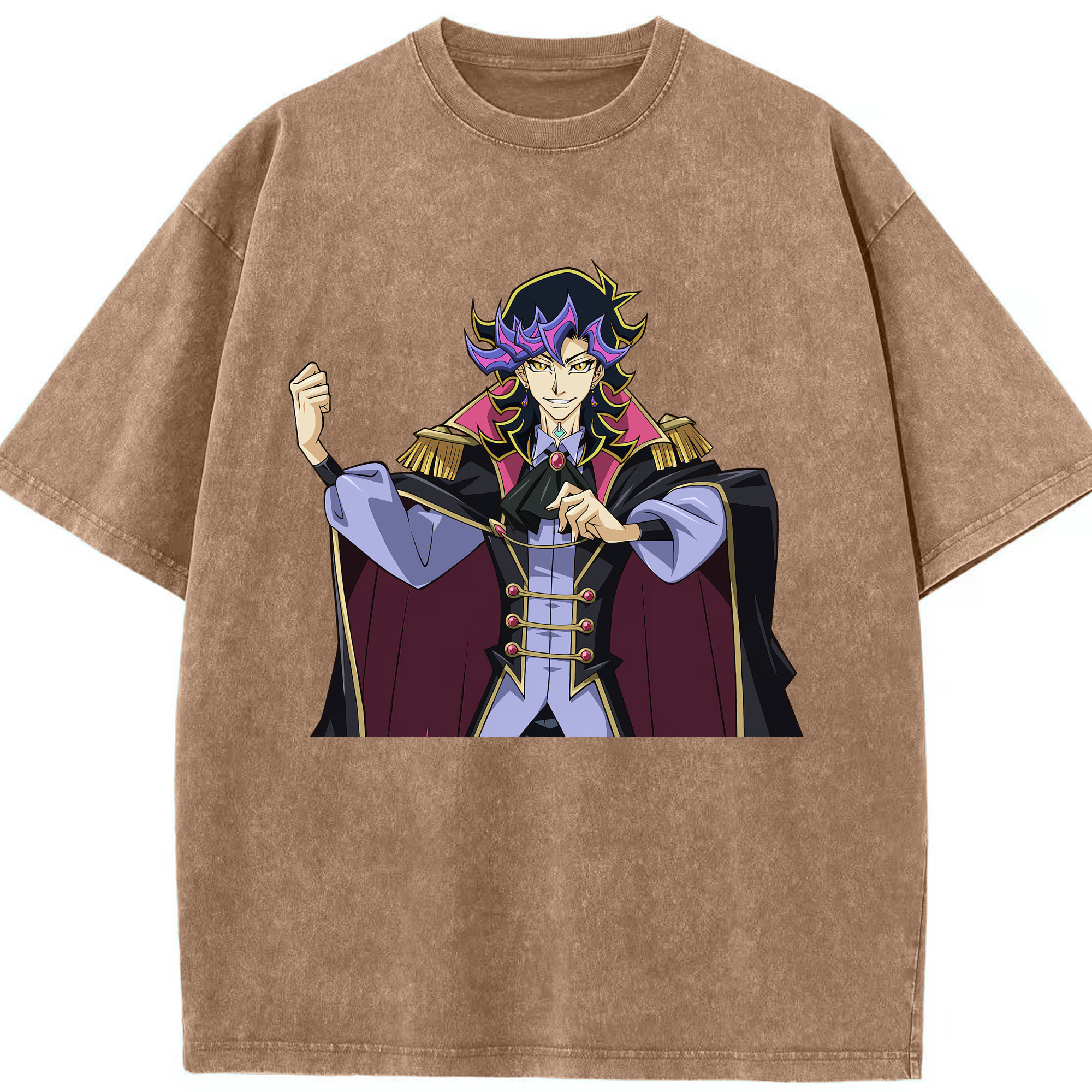 （画像用） 遊☆戯☆王 Yu-Gi-Oh! 綿100% ヴィンテージ風 半袖Tシャツ（フロントプリント）