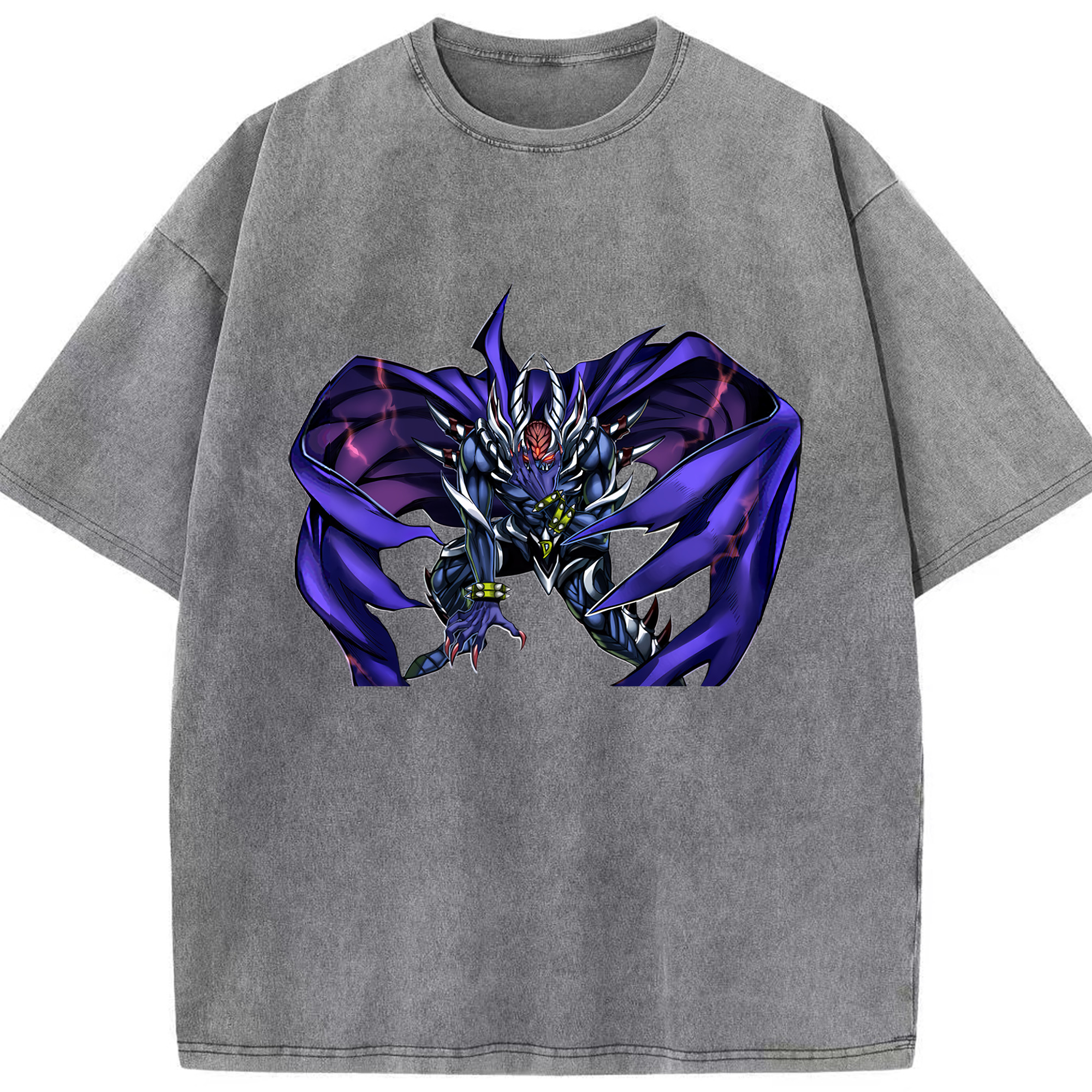 （画像用） 遊☆戯☆王 Yu-Gi-Oh! 綿100% ヴィンテージ風 半袖Tシャツ（フロントプリント）