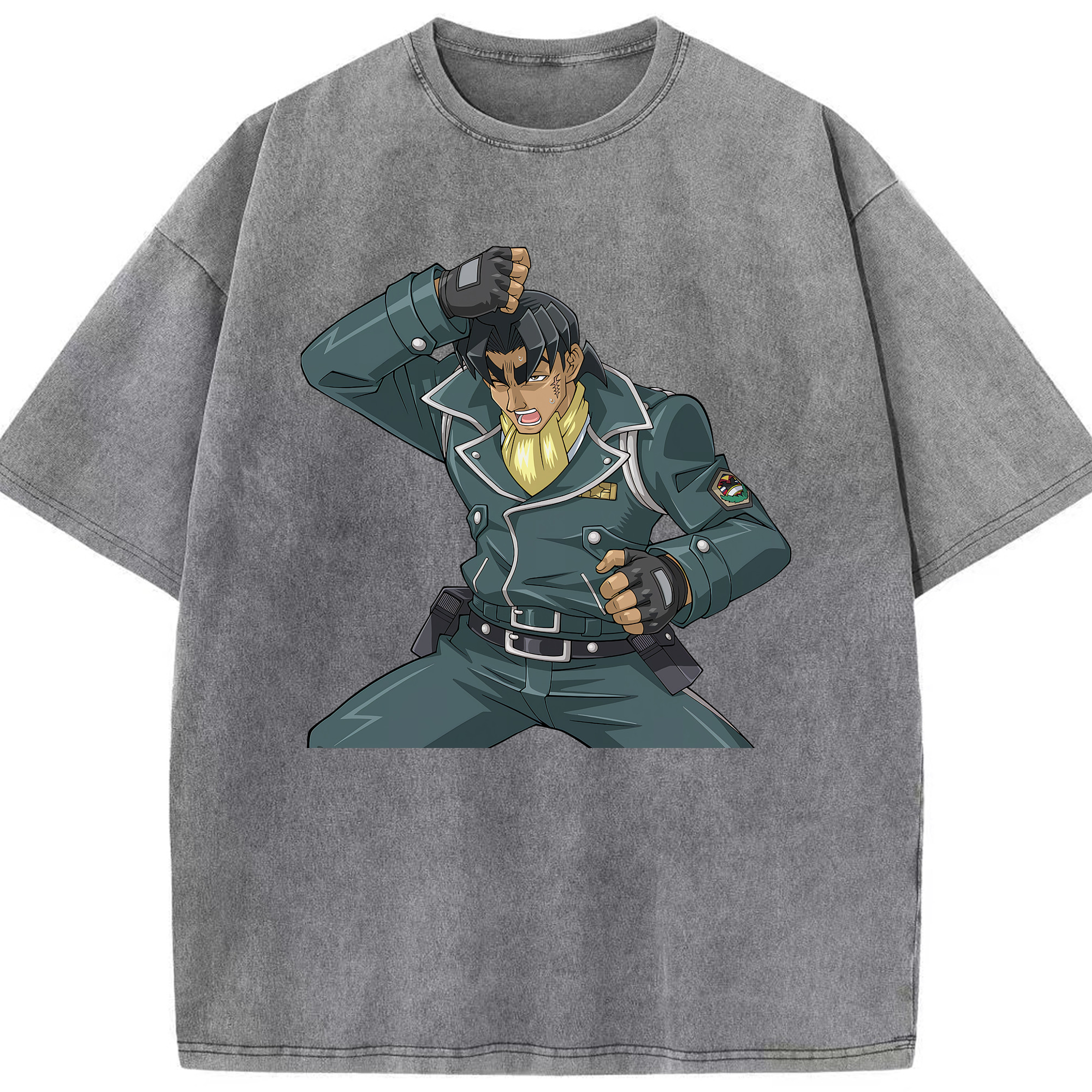 （画像用） 遊☆戯☆王 Yu-Gi-Oh! 綿100% ヴィンテージ風 半袖Tシャツ（フロントプリント）