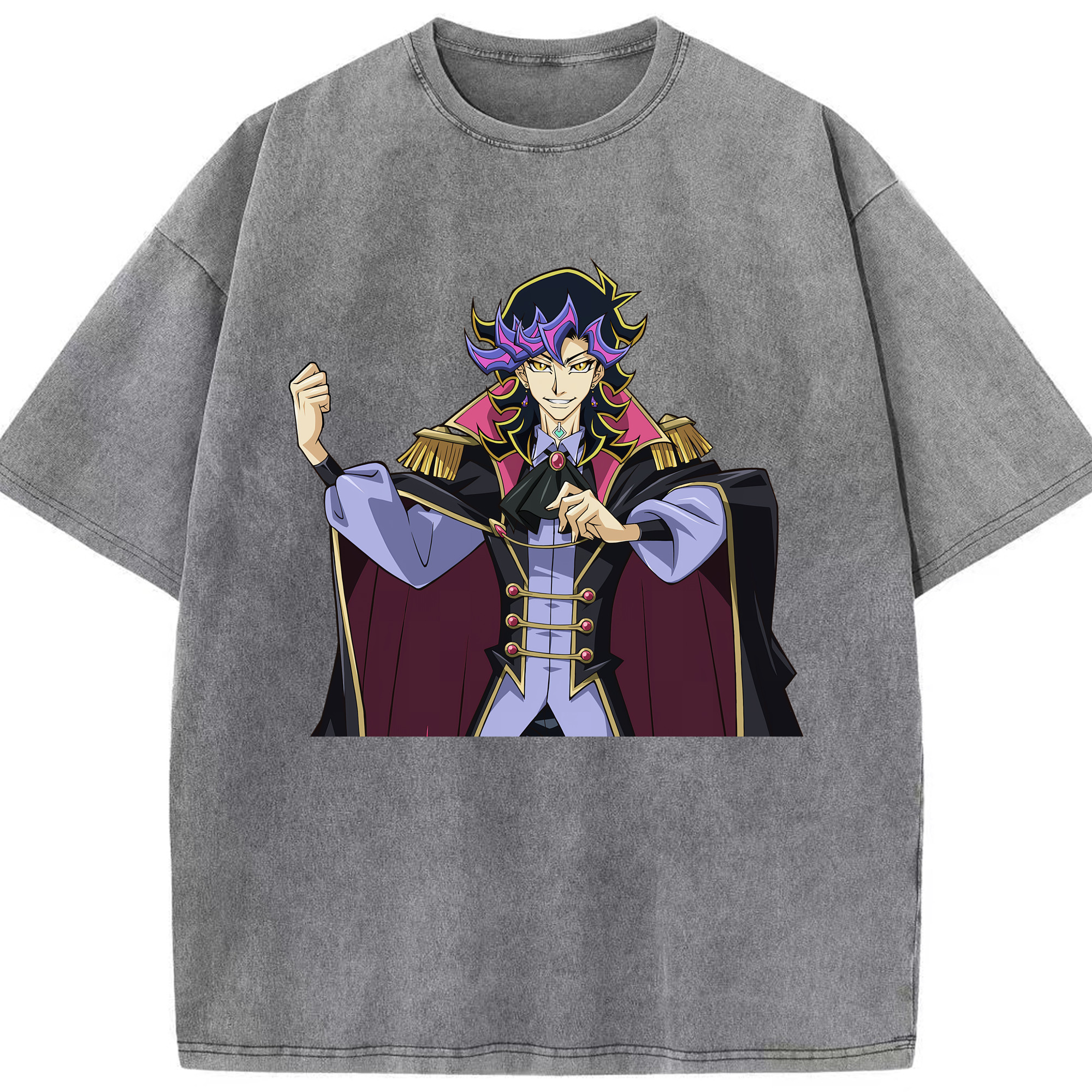 （画像用） 遊☆戯☆王 Yu-Gi-Oh! 綿100% ヴィンテージ風 半袖Tシャツ（フロントプリント）