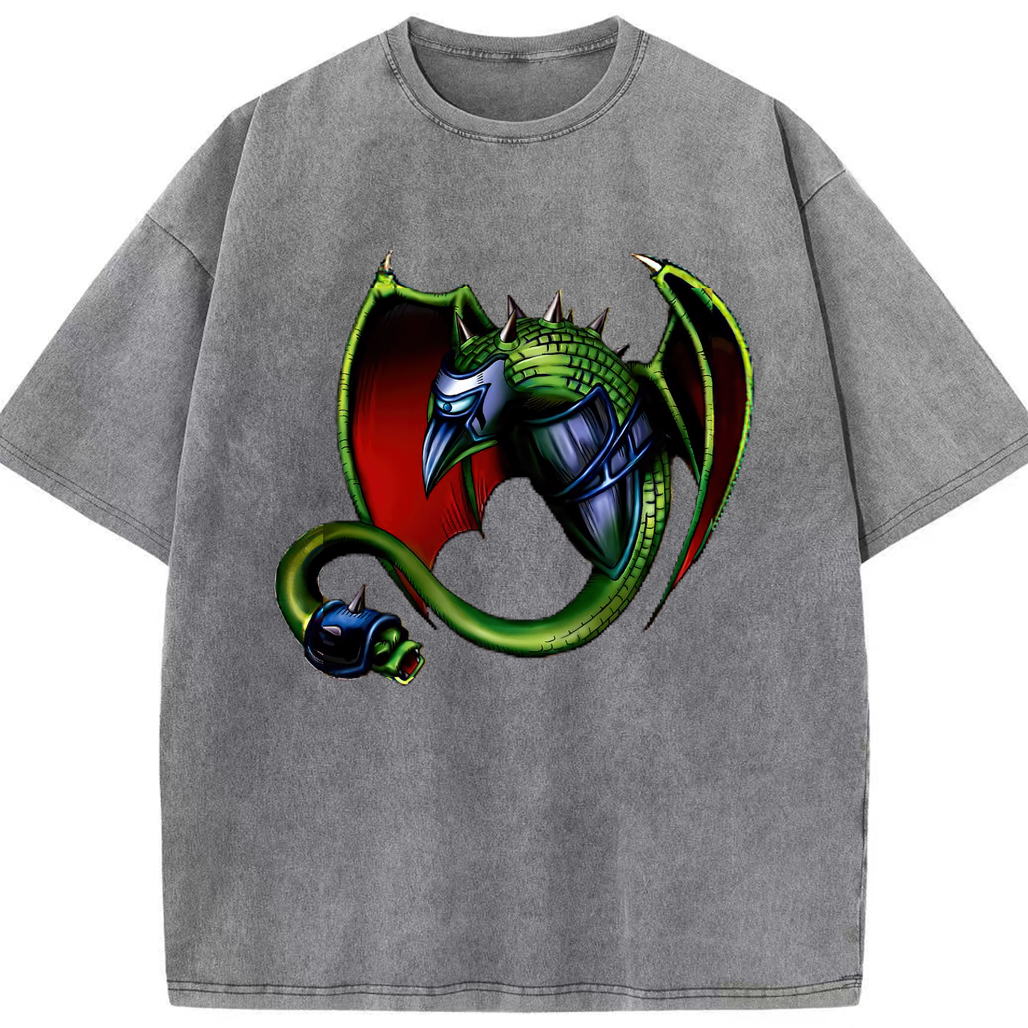 （画像用） 遊☆戯☆王 Yu-Gi-Oh! 綿100% ヴィンテージ風 半袖Tシャツ（フロントプリント）