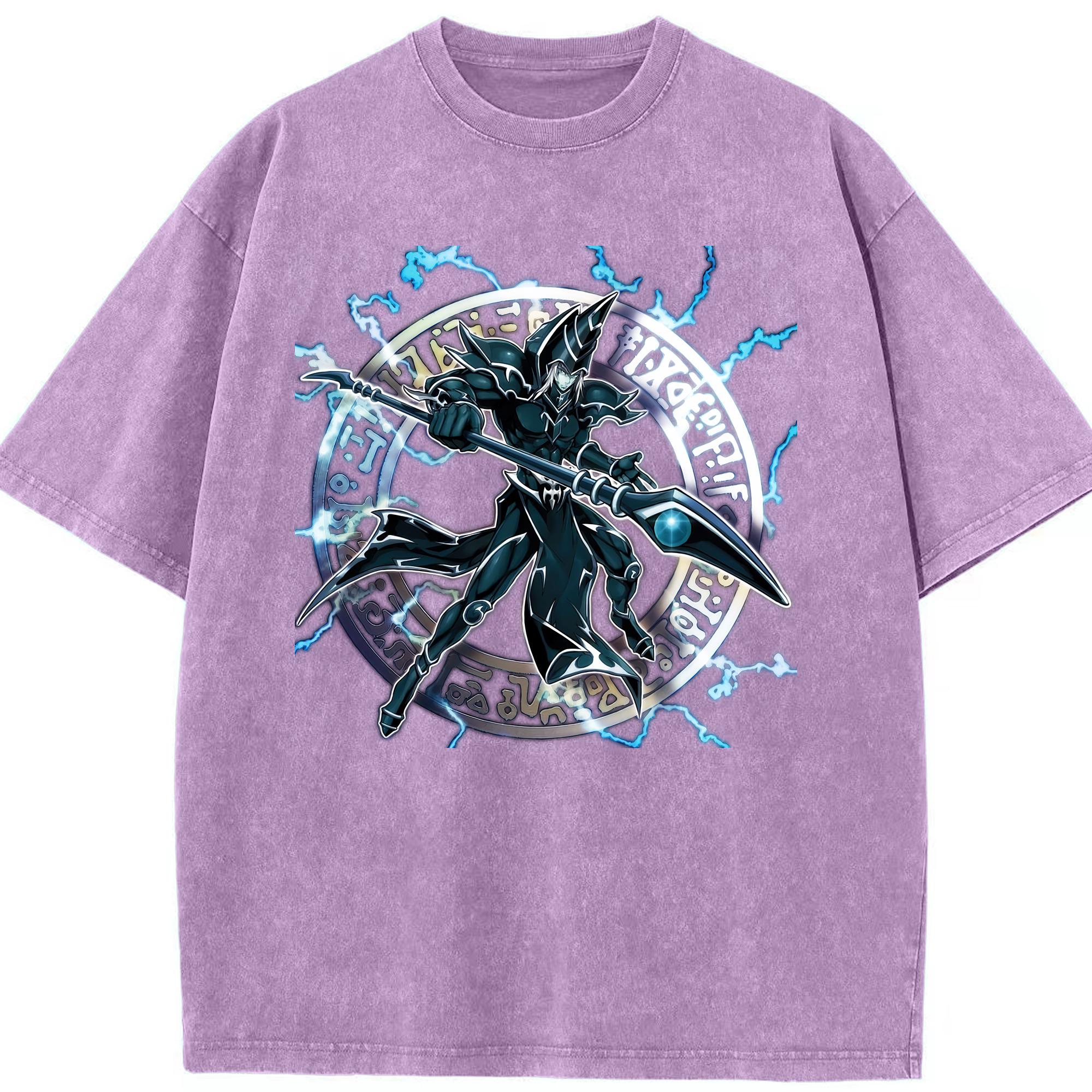 （画像用） 遊☆戯☆王 Yu-Gi-Oh! 綿100% ヴィンテージ風 半袖Tシャツ（フロントプリント）