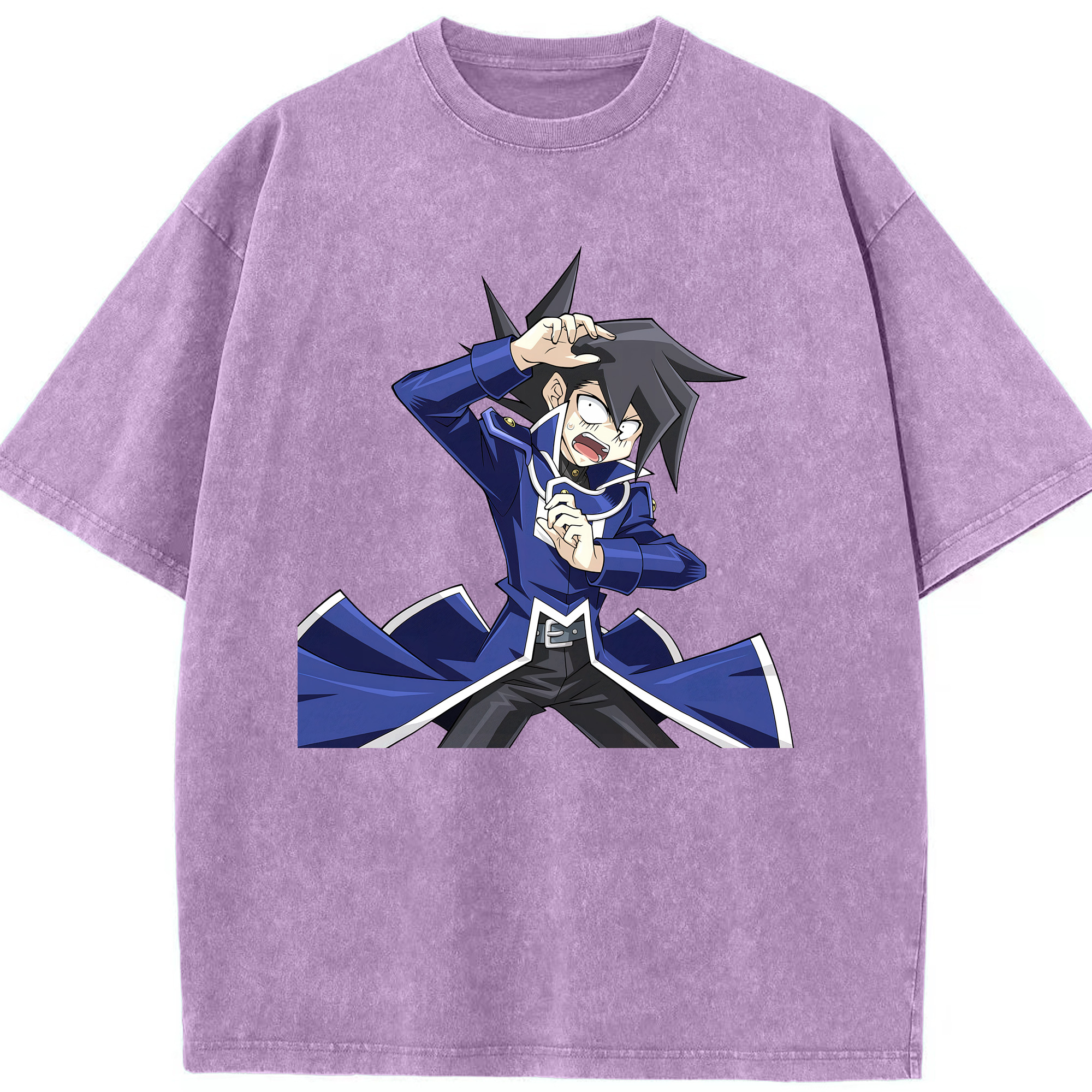 （画像用） 遊☆戯☆王 Yu-Gi-Oh! 綿100% ヴィンテージ風 半袖Tシャツ（フロントプリント）