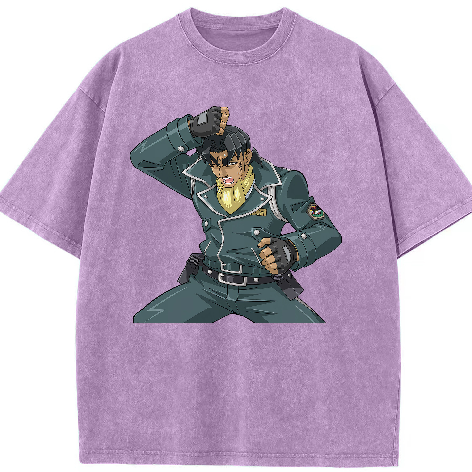（画像用） 遊☆戯☆王 Yu-Gi-Oh! 綿100% ヴィンテージ風 半袖Tシャツ（フロントプリント）