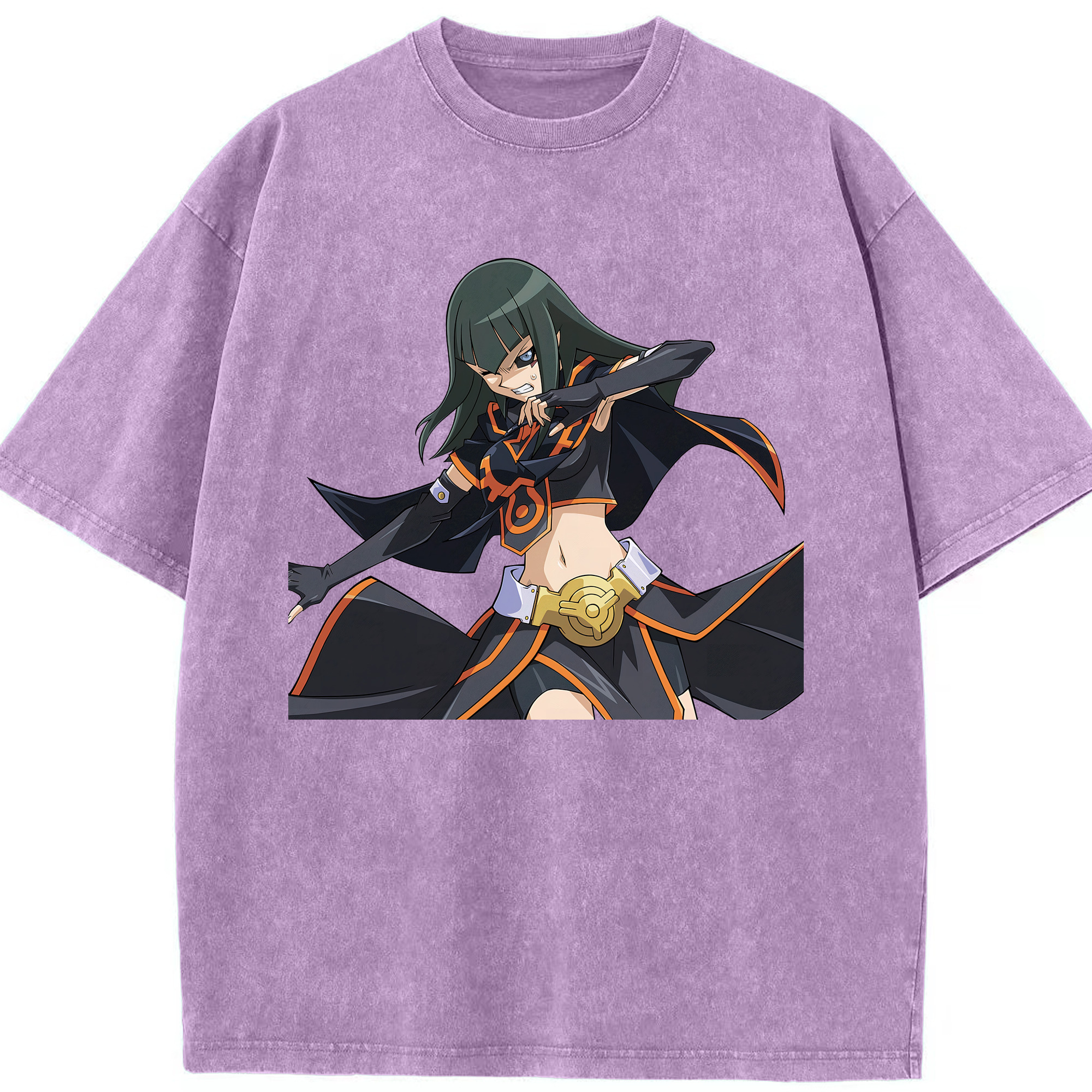（画像用） 遊☆戯☆王 Yu-Gi-Oh! 綿100% ヴィンテージ風 半袖Tシャツ（フロントプリント）
