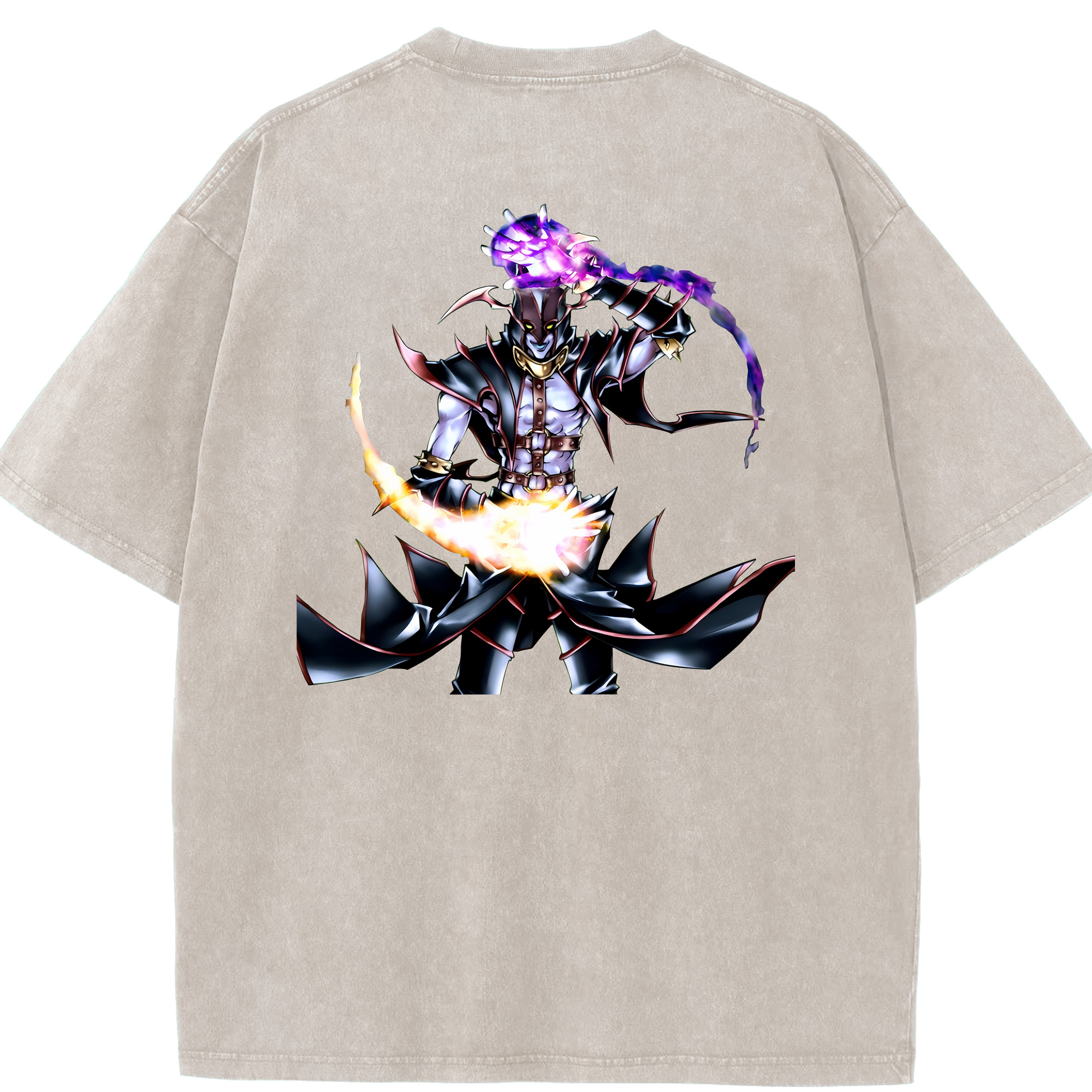 （画像用） 遊☆戯☆王 Yu-Gi-Oh! 綿100% ヴィンテージ風 半袖Tシャツ（背面プリント）