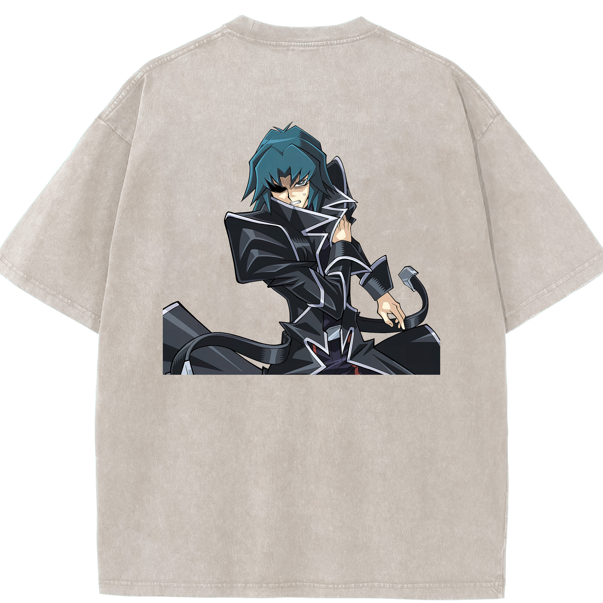 （画像用） 遊☆戯☆王 Yu-Gi-Oh! 綿100% ヴィンテージ風 半袖Tシャツ（背面プリント）