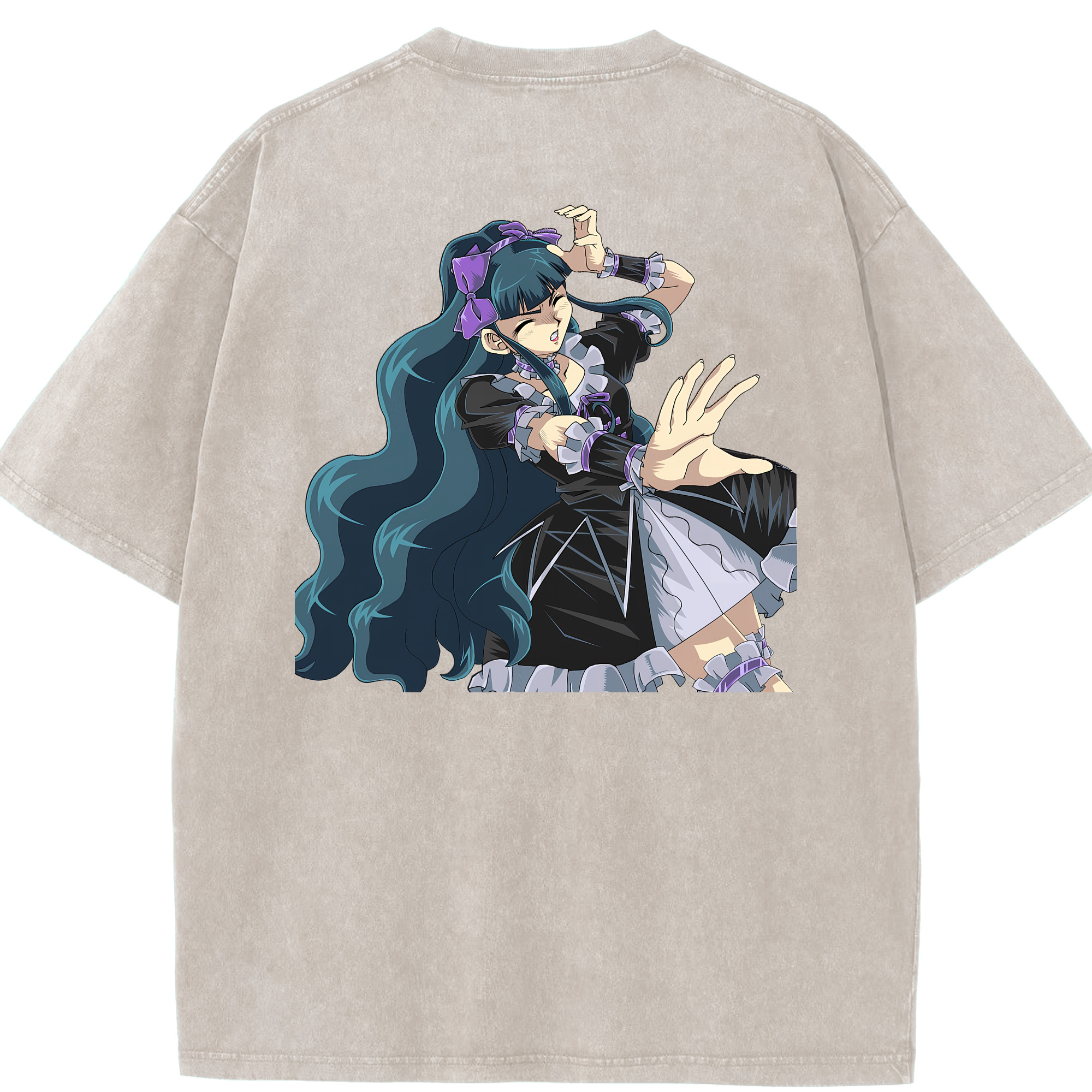 （画像用） 遊☆戯☆王 Yu-Gi-Oh! 綿100% ヴィンテージ風 半袖Tシャツ（背面プリント）