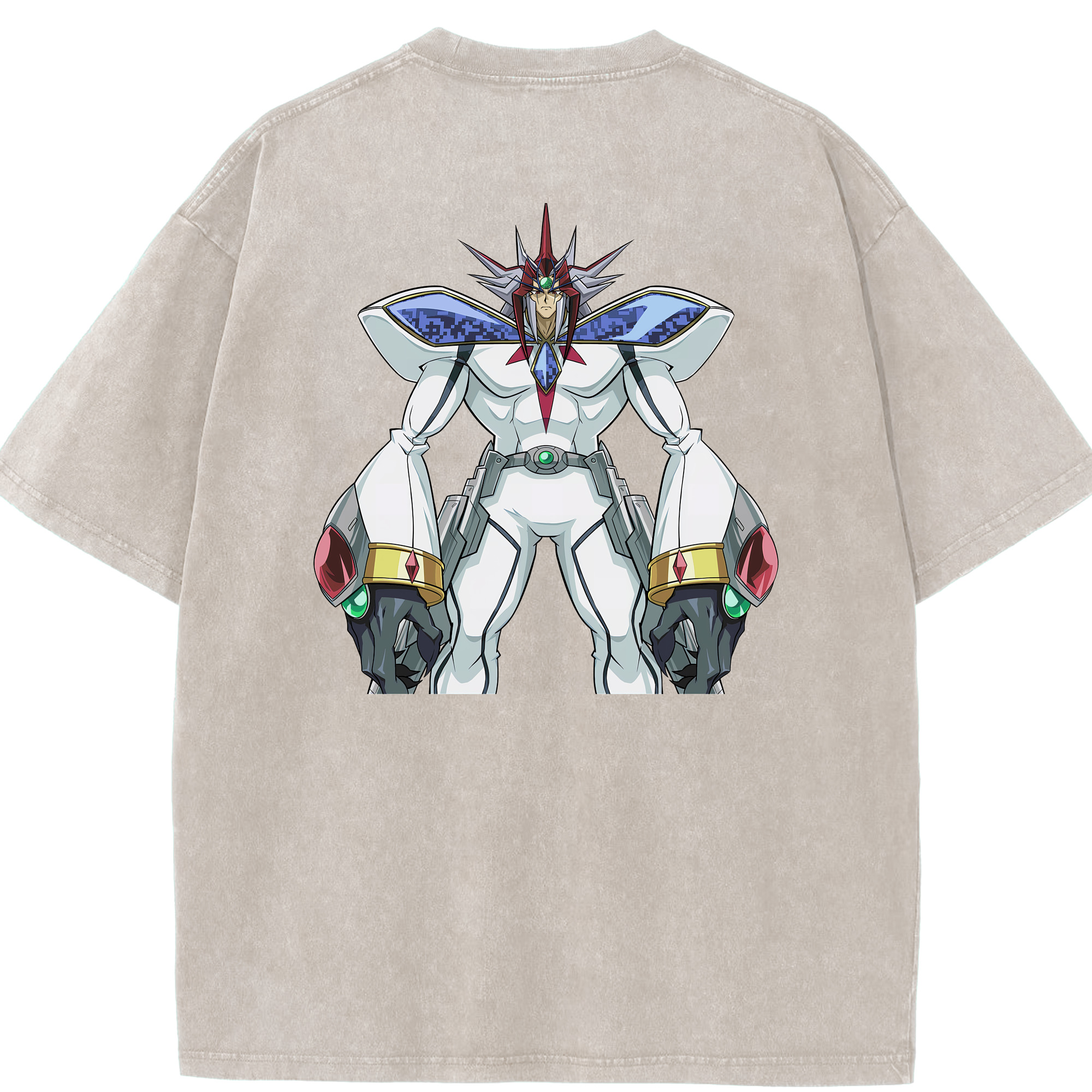（画像用） 遊☆戯☆王 Yu-Gi-Oh! 綿100% ヴィンテージ風 半袖Tシャツ（背面プリント）