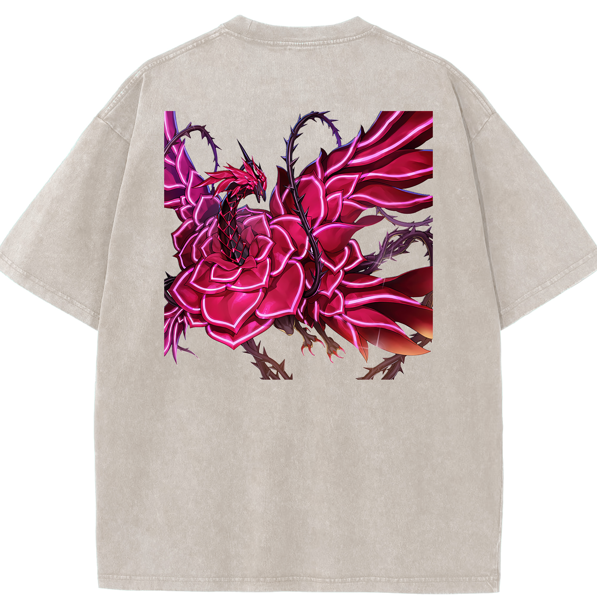 （画像用） 遊☆戯☆王 Yu-Gi-Oh! 綿100% ヴィンテージ風 半袖Tシャツ（背面プリント）