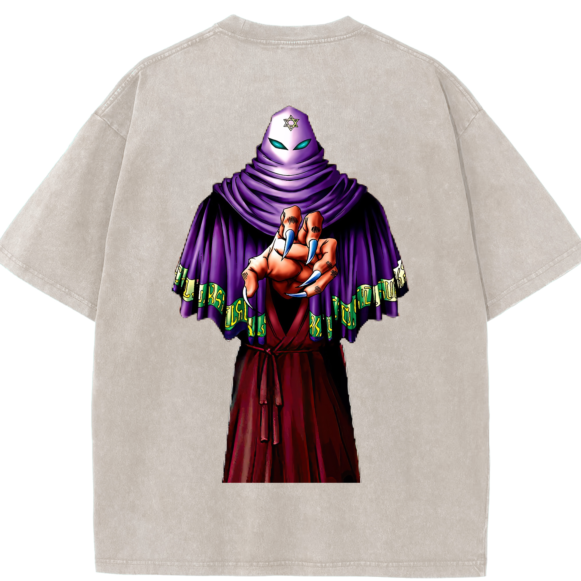 （画像用） 遊☆戯☆王 Yu-Gi-Oh! 綿100% ヴィンテージ風 半袖Tシャツ（背面プリント）