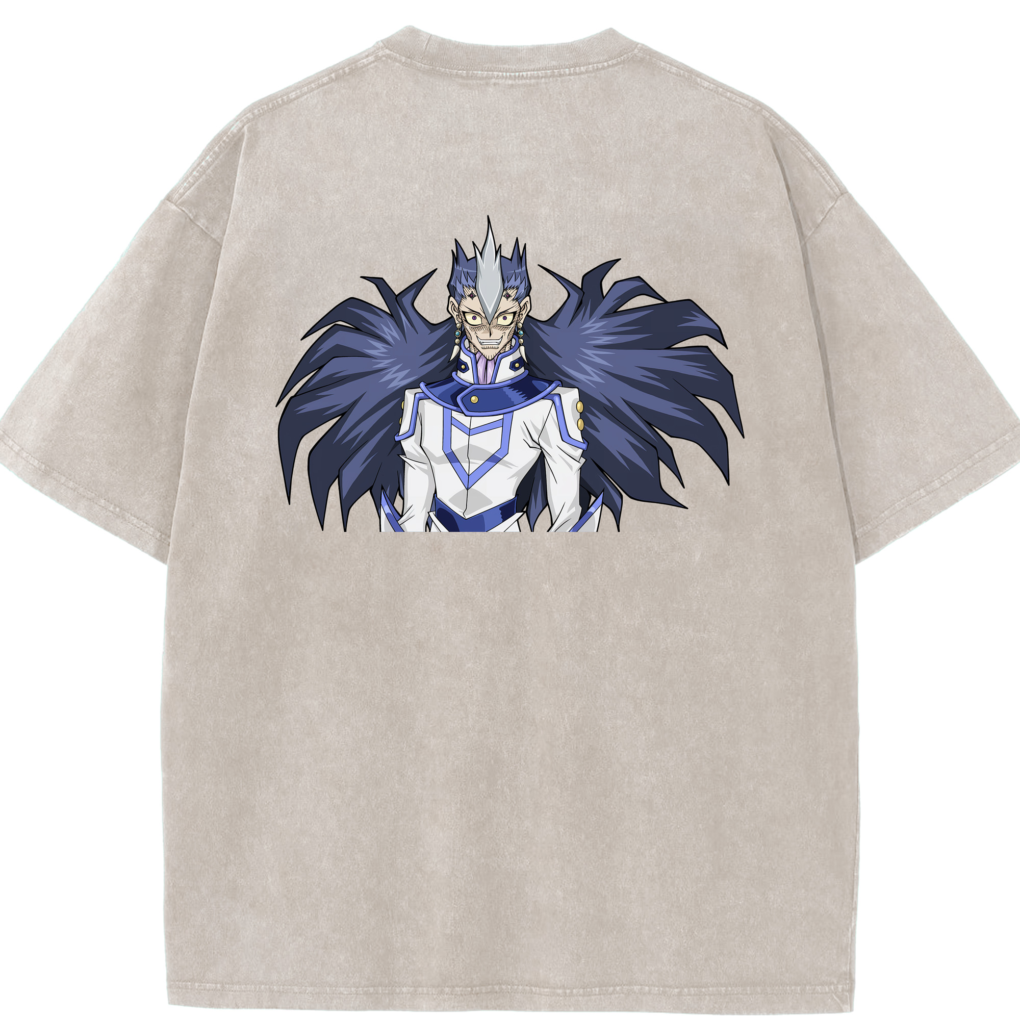 （画像用） 遊☆戯☆王 Yu-Gi-Oh! 綿100% ヴィンテージ風 半袖Tシャツ（背面プリント）