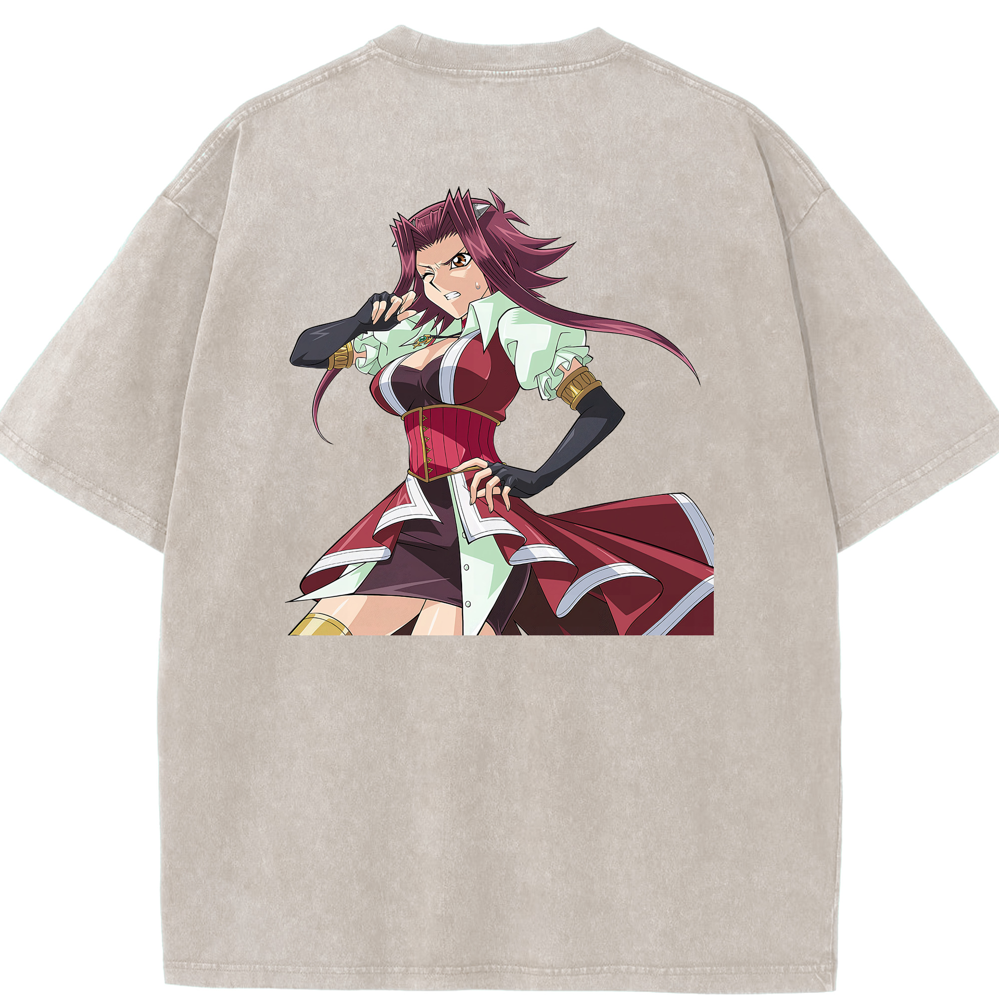 （画像用） 遊☆戯☆王 Yu-Gi-Oh! 綿100% ヴィンテージ風 半袖Tシャツ（背面プリント）