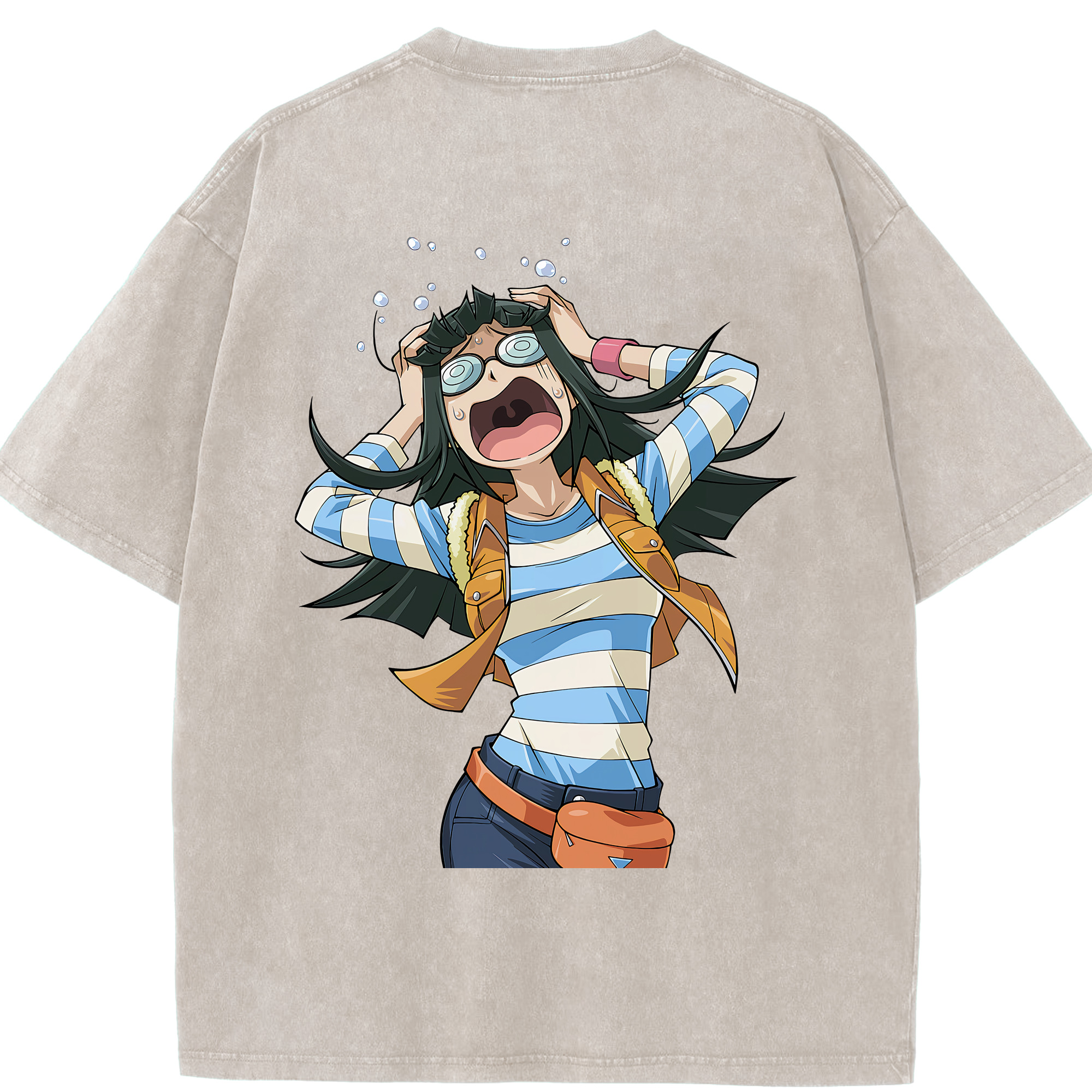 （画像用） 遊☆戯☆王 Yu-Gi-Oh! 綿100% ヴィンテージ風 半袖Tシャツ（背面プリント）