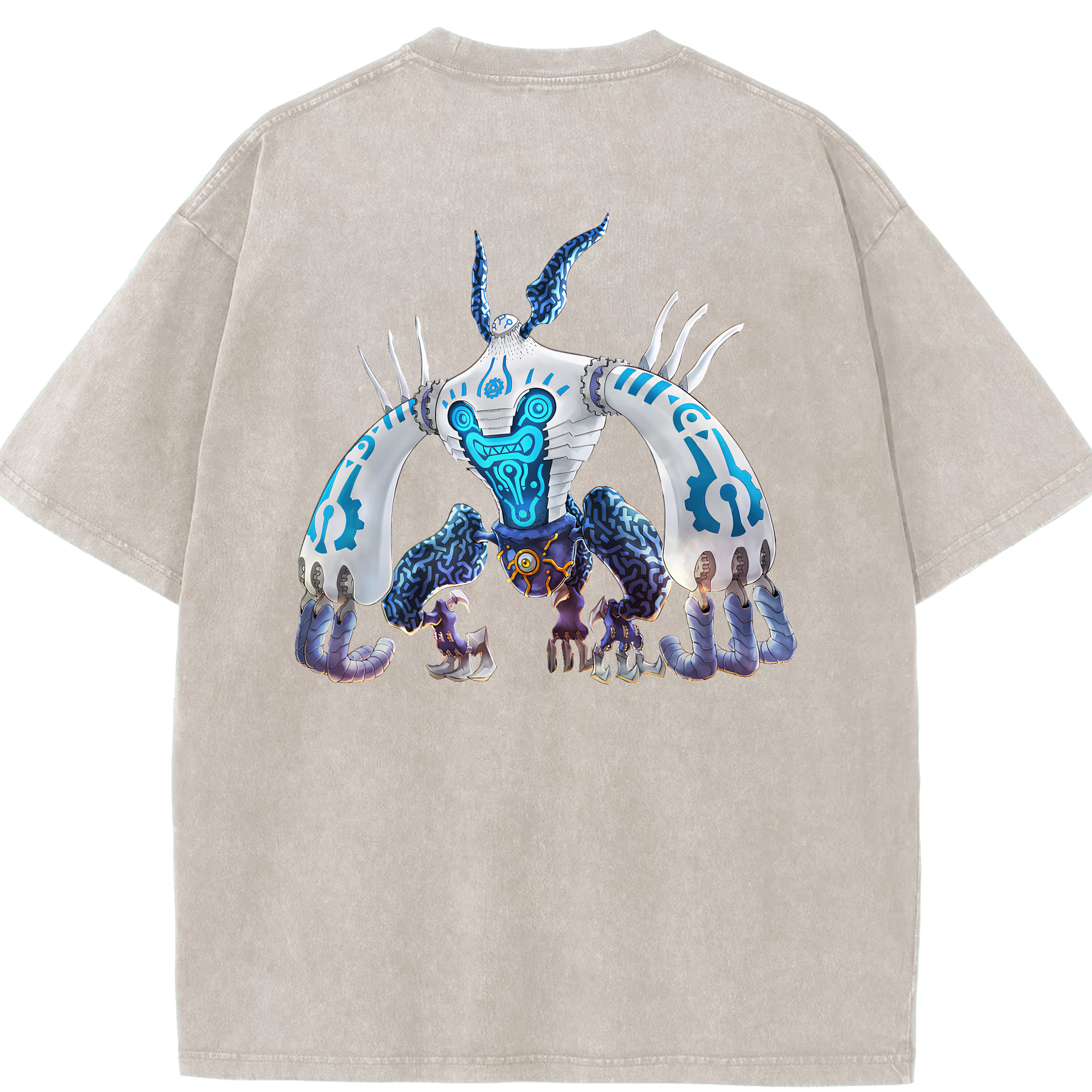 （画像用） 遊☆戯☆王 Yu-Gi-Oh! 綿100% ヴィンテージ風 半袖Tシャツ（背面プリント）