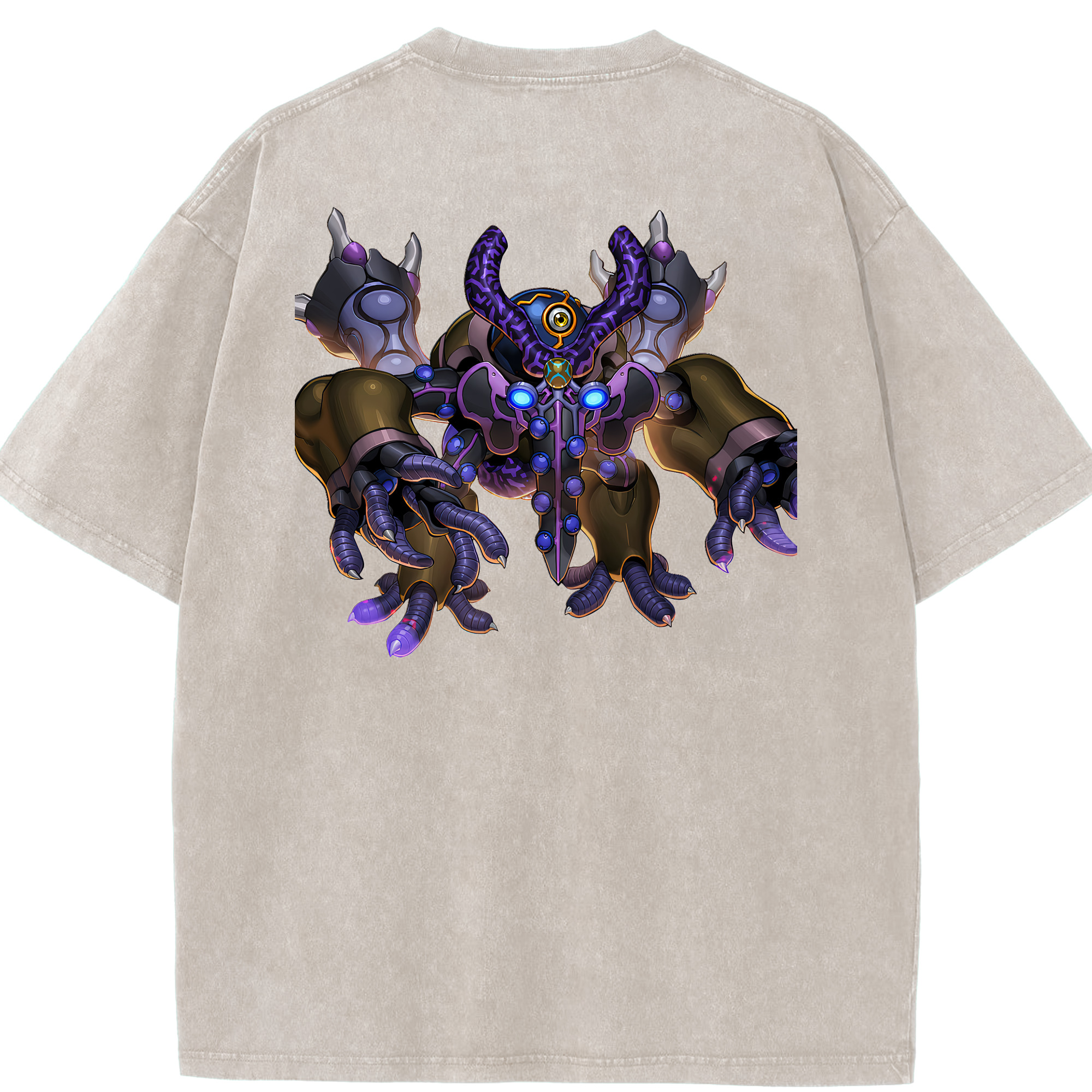 （画像用） 遊☆戯☆王 Yu-Gi-Oh! 綿100% ヴィンテージ風 半袖Tシャツ（背面プリント）