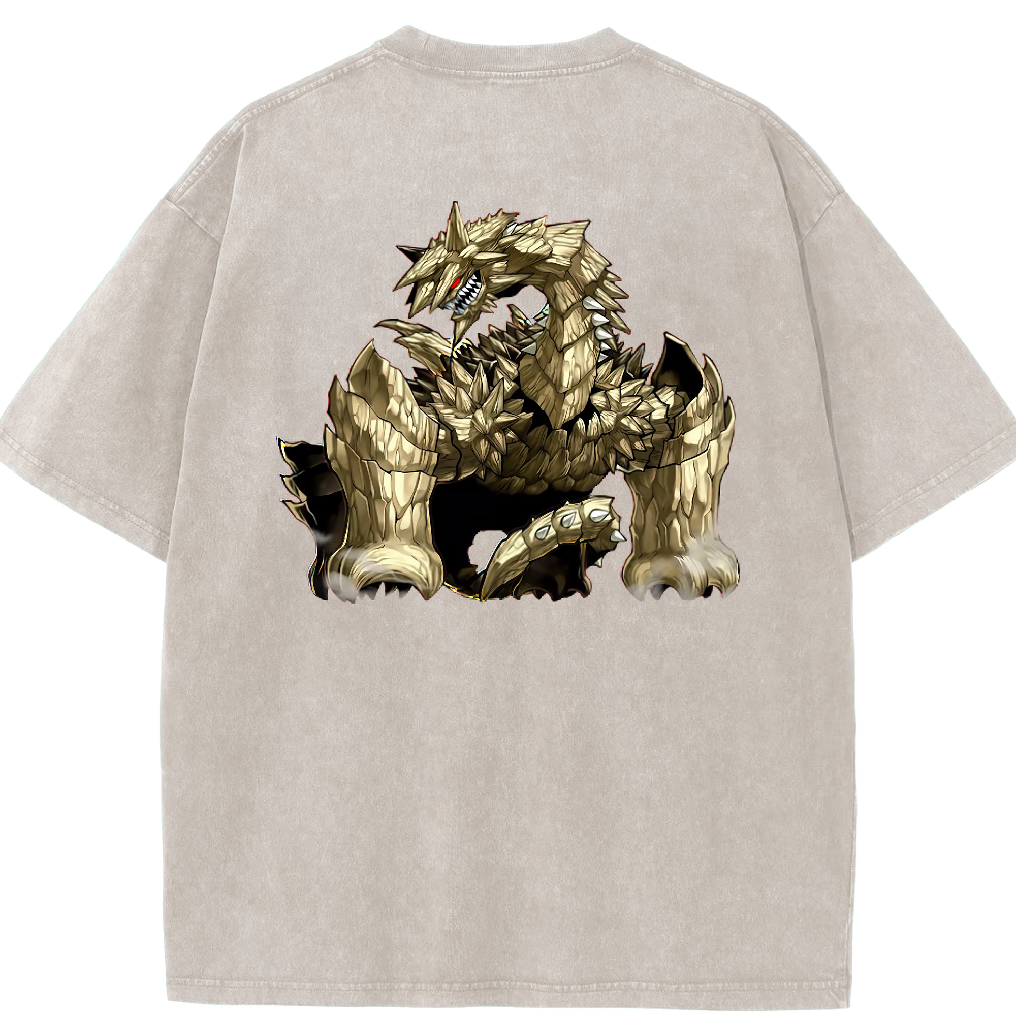 （画像用） 遊☆戯☆王 Yu-Gi-Oh! 綿100% ヴィンテージ風 半袖Tシャツ（背面プリント）