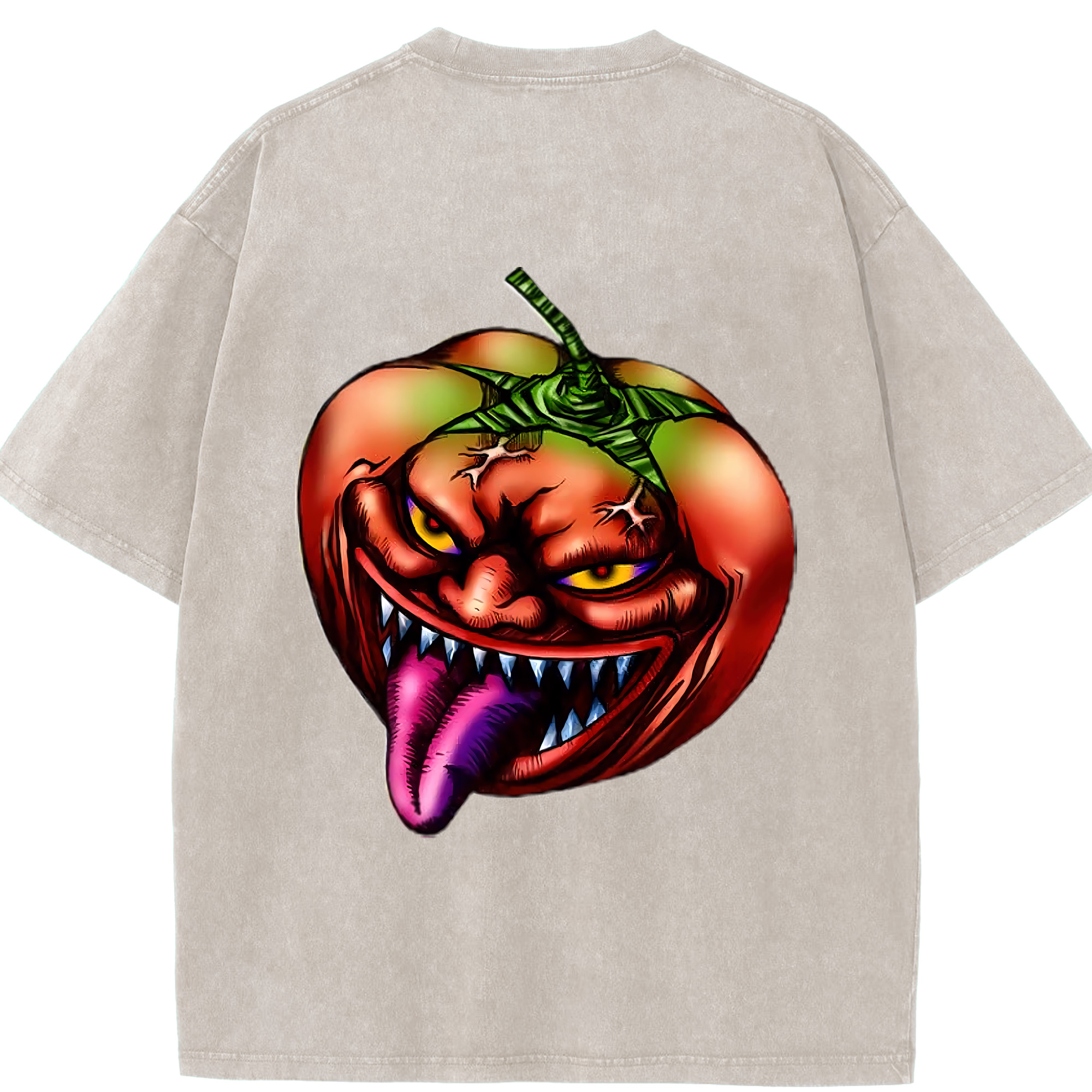 （画像用） 遊☆戯☆王 Yu-Gi-Oh! 綿100% ヴィンテージ風 半袖Tシャツ（背面プリント）