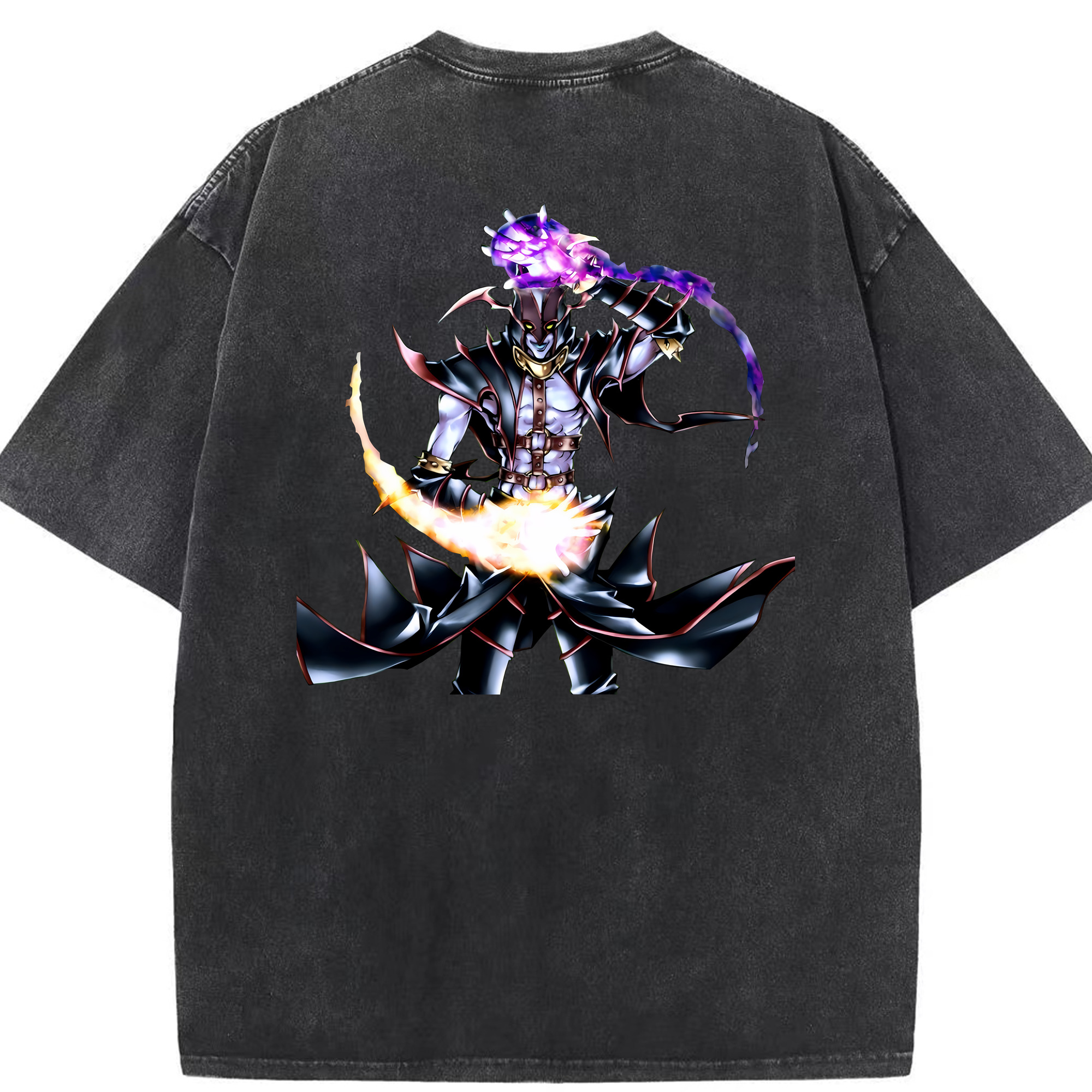 （画像用） 遊☆戯☆王 Yu-Gi-Oh! 綿100% ヴィンテージ風 半袖Tシャツ（背面プリント）