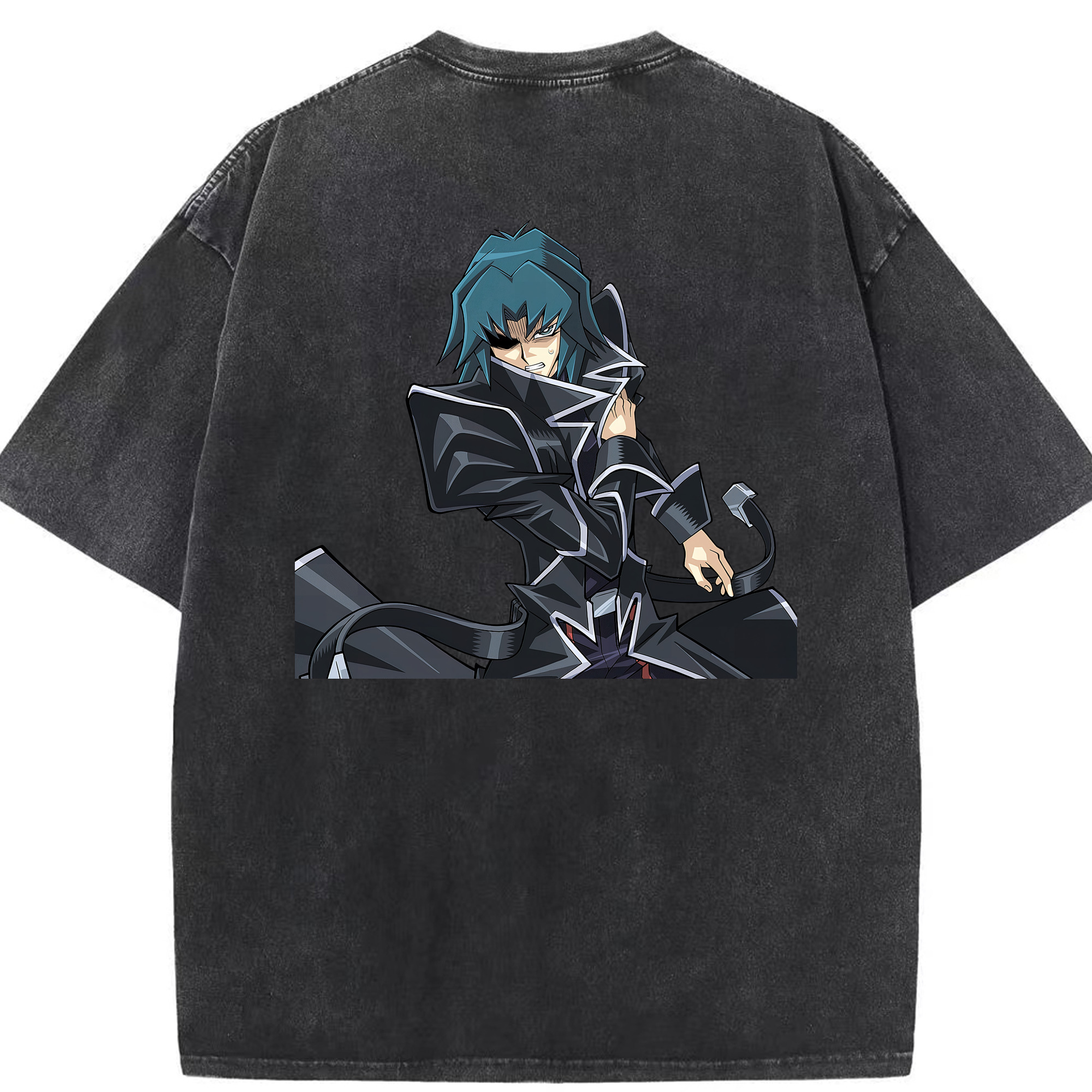 （画像用） 遊☆戯☆王 Yu-Gi-Oh! 綿100% ヴィンテージ風 半袖Tシャツ（背面プリント）