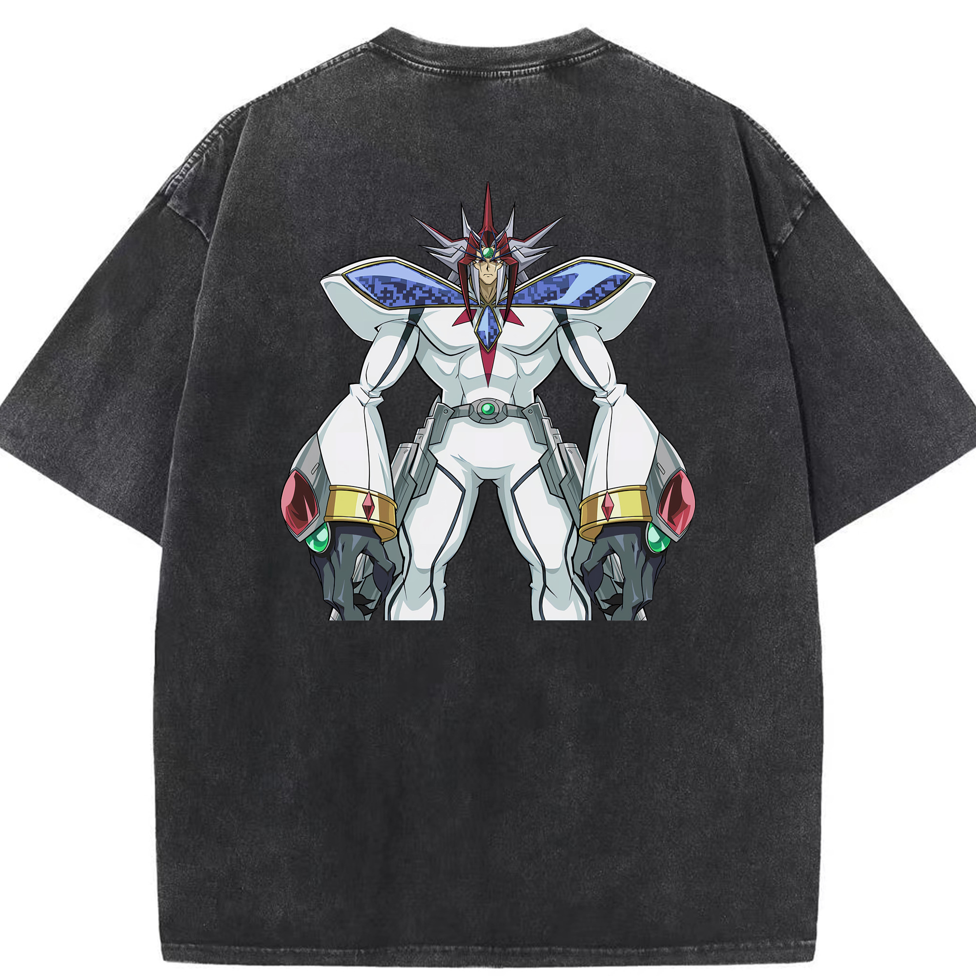 （画像用） 遊☆戯☆王 Yu-Gi-Oh! 綿100% ヴィンテージ風 半袖Tシャツ（背面プリント）