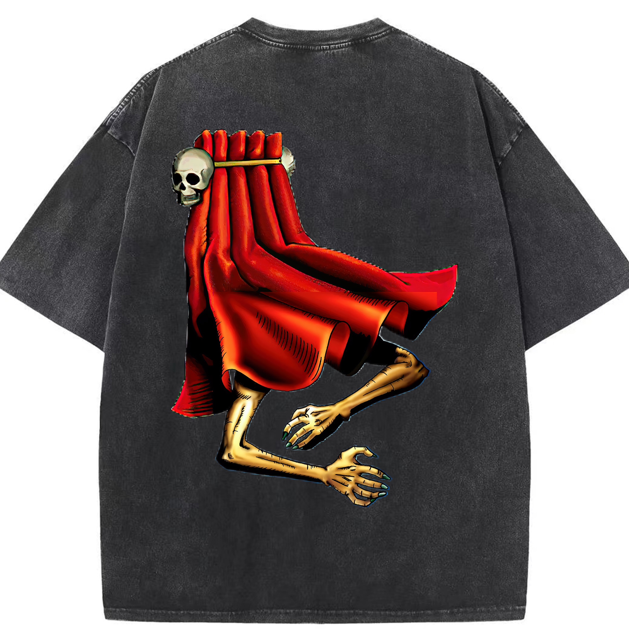 （画像用） 遊☆戯☆王 Yu-Gi-Oh! 綿100% ヴィンテージ風 半袖Tシャツ（背面プリント）