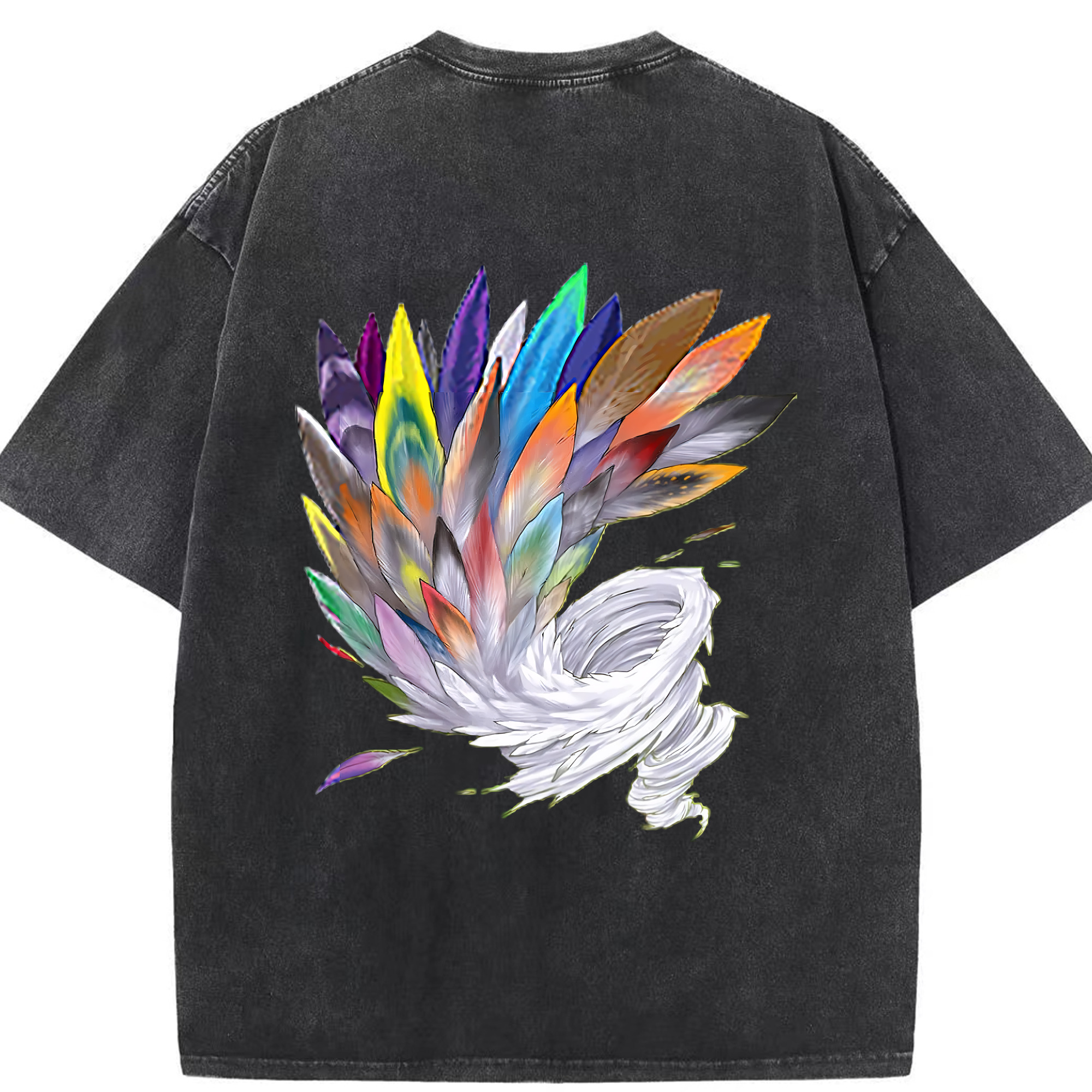 （画像用） 遊☆戯☆王 Yu-Gi-Oh! 綿100% ヴィンテージ風 半袖Tシャツ（背面プリント）