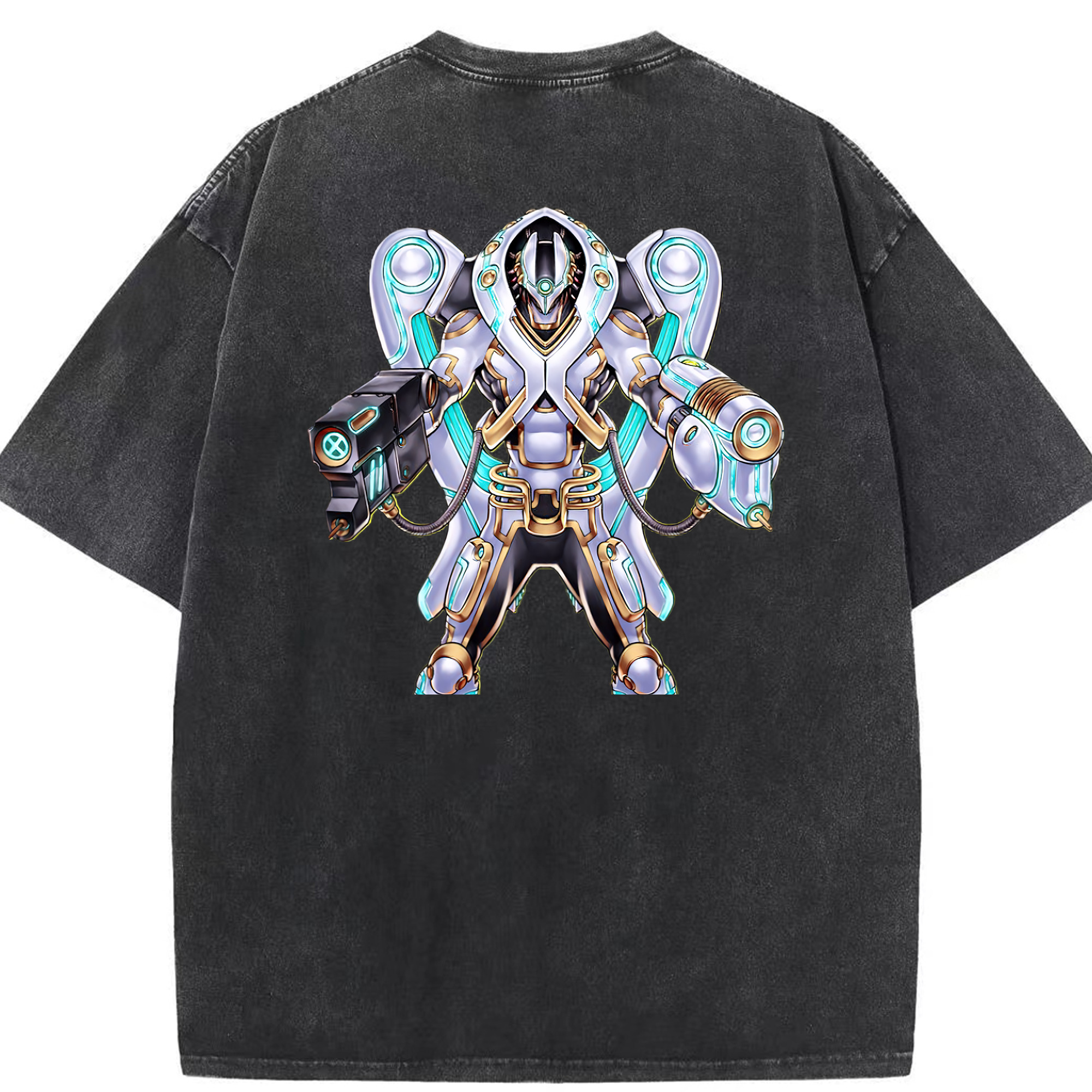 （画像用） 遊☆戯☆王 Yu-Gi-Oh! 綿100% ヴィンテージ風 半袖Tシャツ（背面プリント）