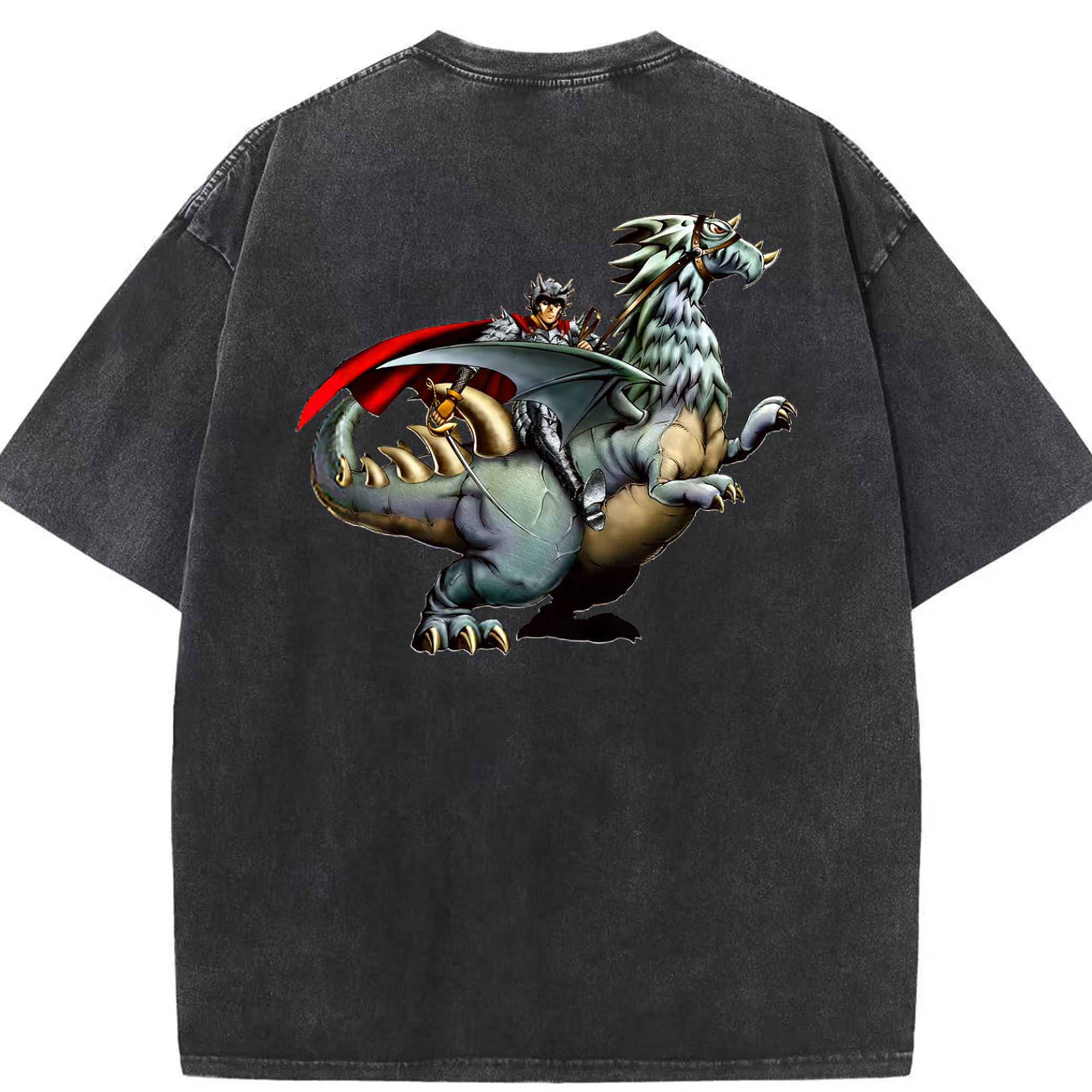 （画像用） 遊☆戯☆王 Yu-Gi-Oh! 綿100% ヴィンテージ風 半袖Tシャツ（背面プリント）
