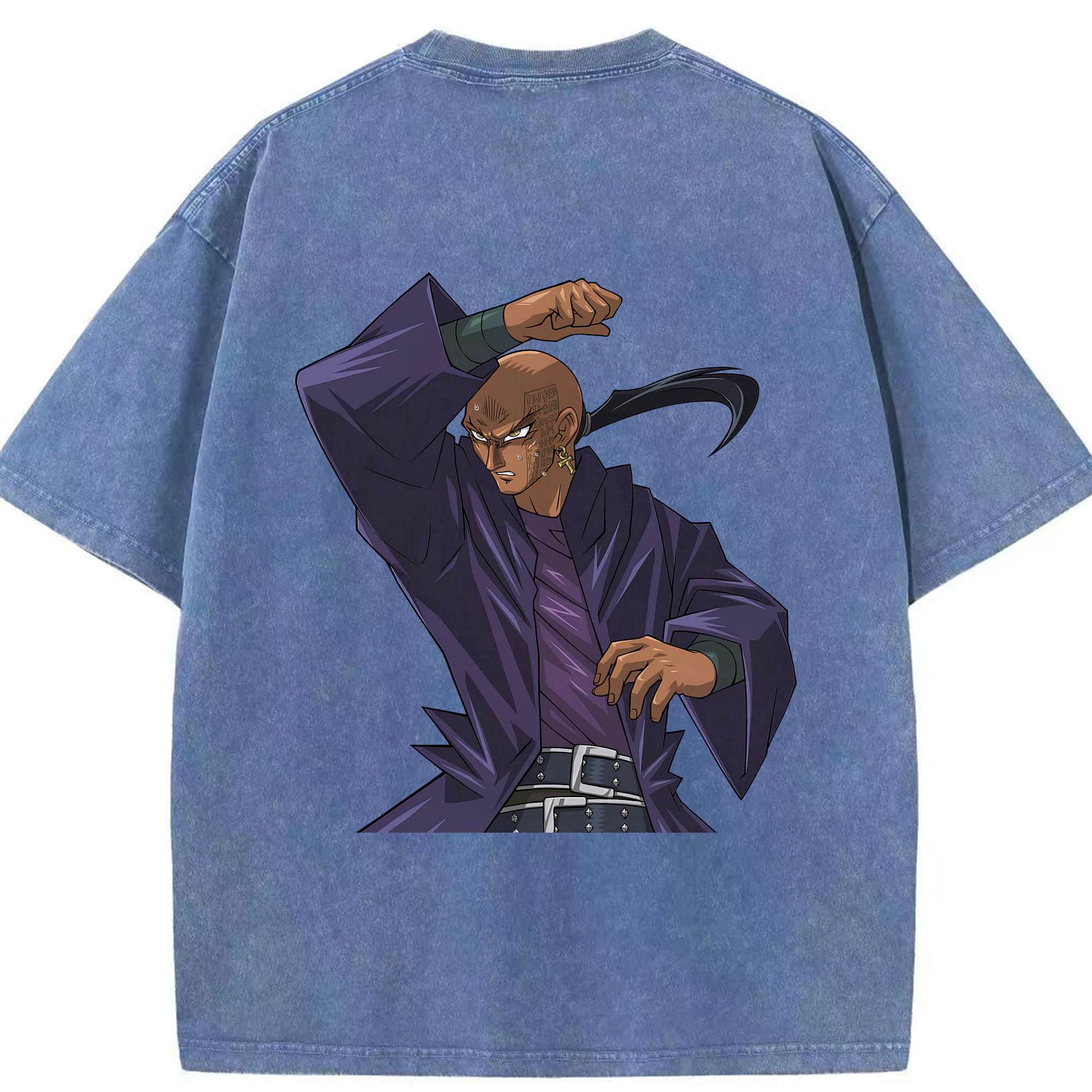 （画像用） 遊☆戯☆王 Yu-Gi-Oh! 綿100% ヴィンテージ風 半袖Tシャツ（背面プリント）